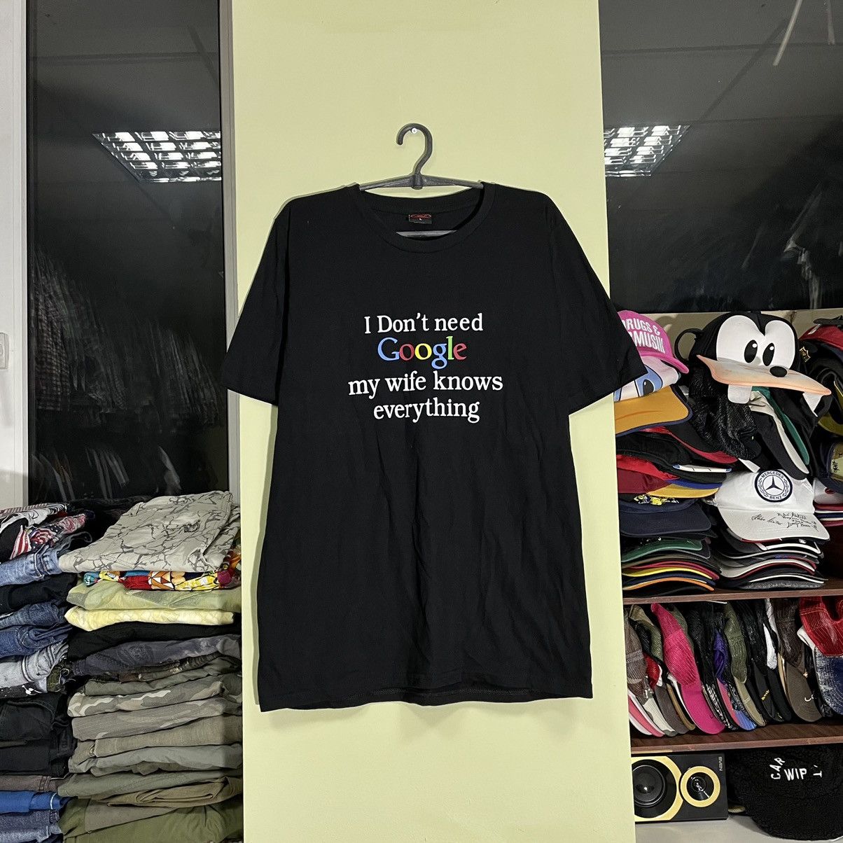 Vintage Y2K Google Humor Graphic Tee Oversized Skate Streetwear L Size US L / EU 52-54 / 3 - 3 Thumbnail