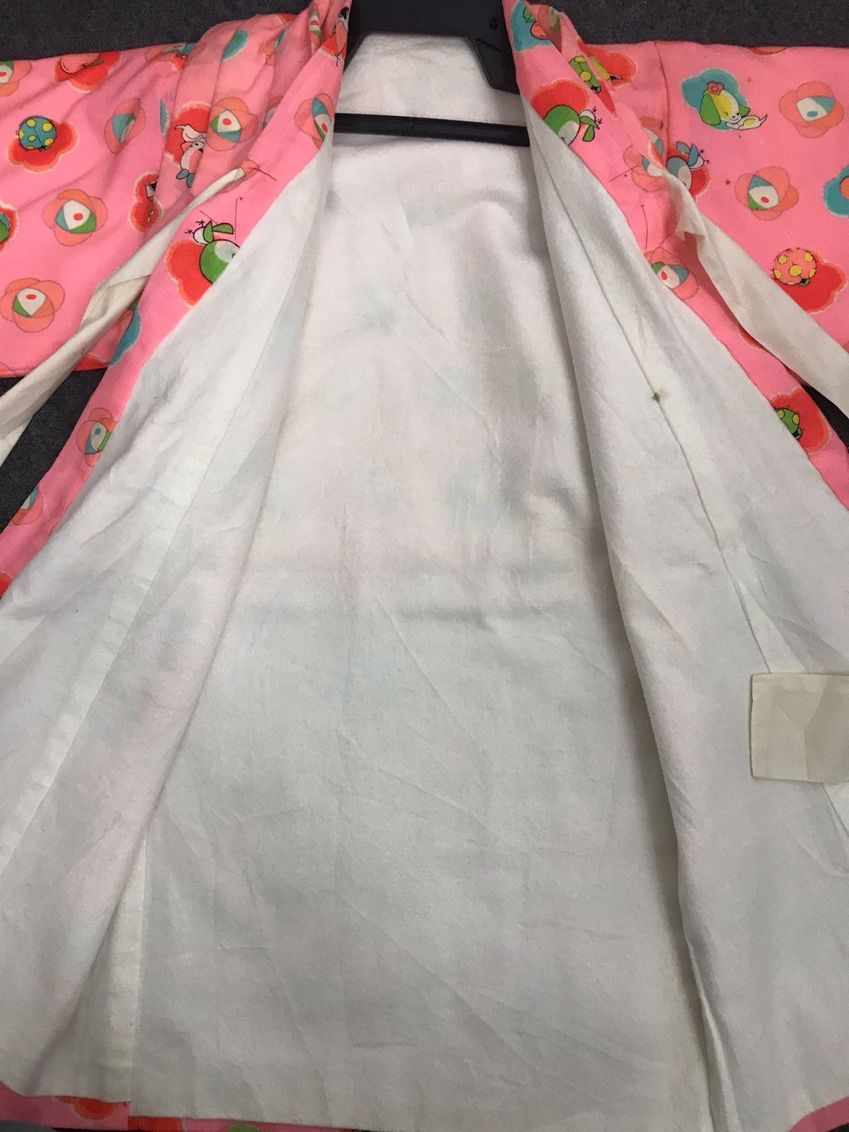 Japanese Brand Kimono Noragi Haori Tomesode Yukata i877 Size XXS / US 00 / IT 34 - 3 Thumbnail