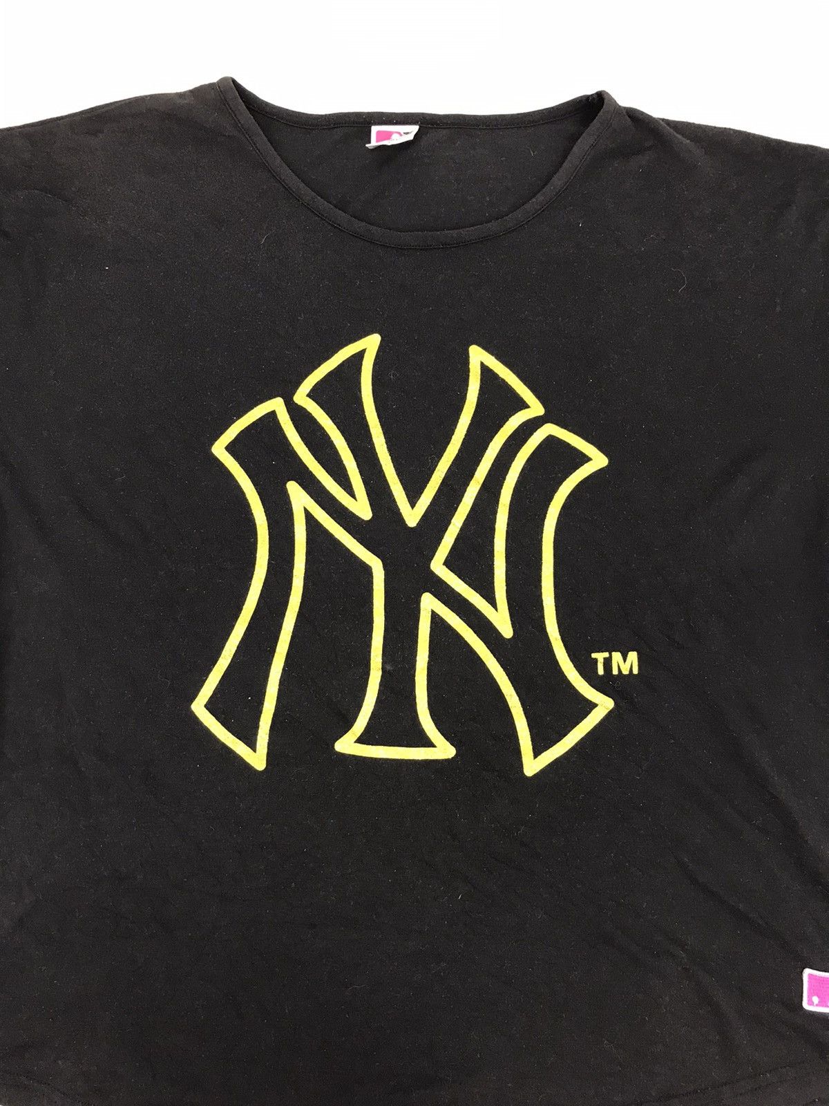 MLB Vintage MLB New York Yankees Big Logo Spell Out Tee Size M / US 6-8 / IT 42-44 - 2 Thumbnail