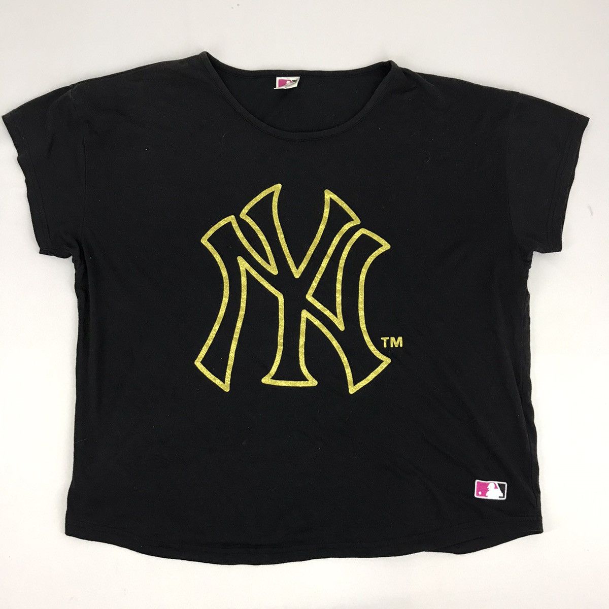 MLB Vintage MLB New York Yankees Big Logo Spell Out Tee Size M / US 6-8 / IT 42-44 - 1 Thumbnail