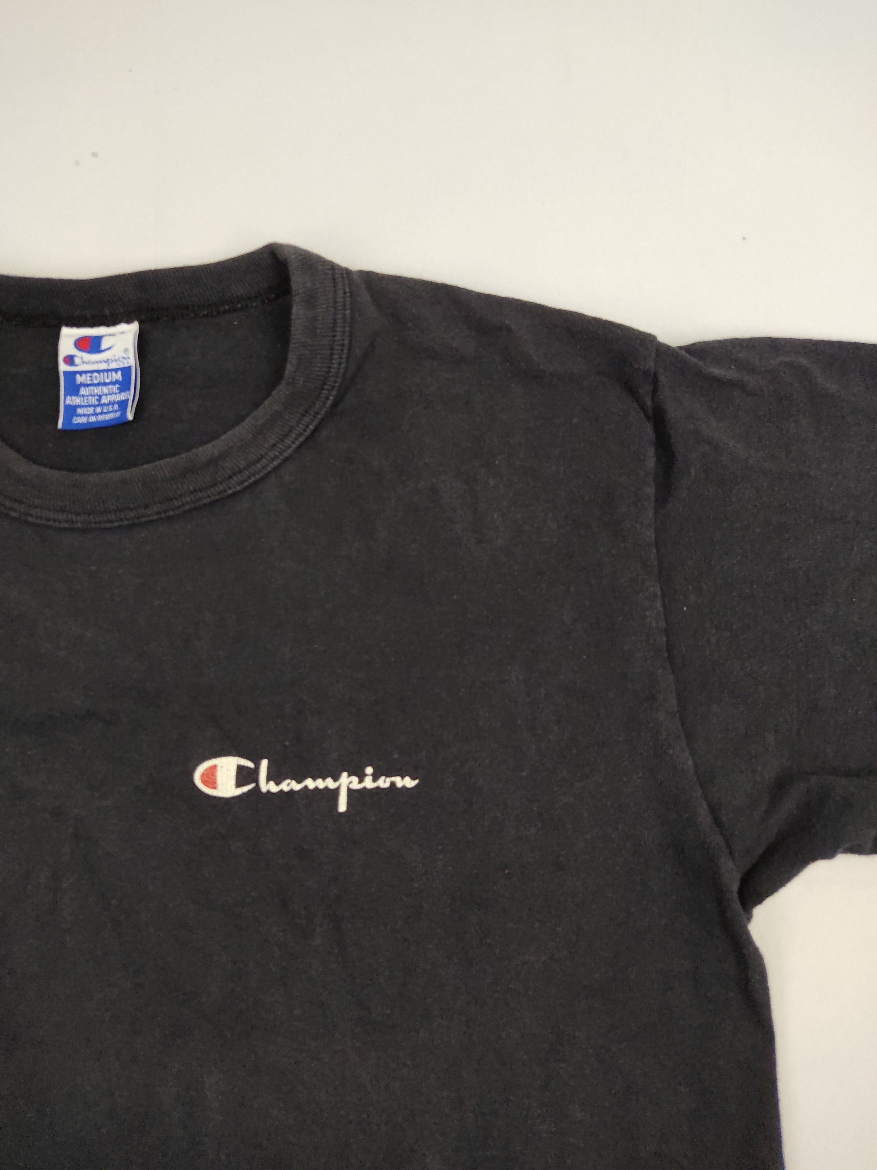 Champion Vintage 90s Champion The One Big Logo Tee Rayon USA Size US M / EU 48-50 / 2 - 4 Thumbnail