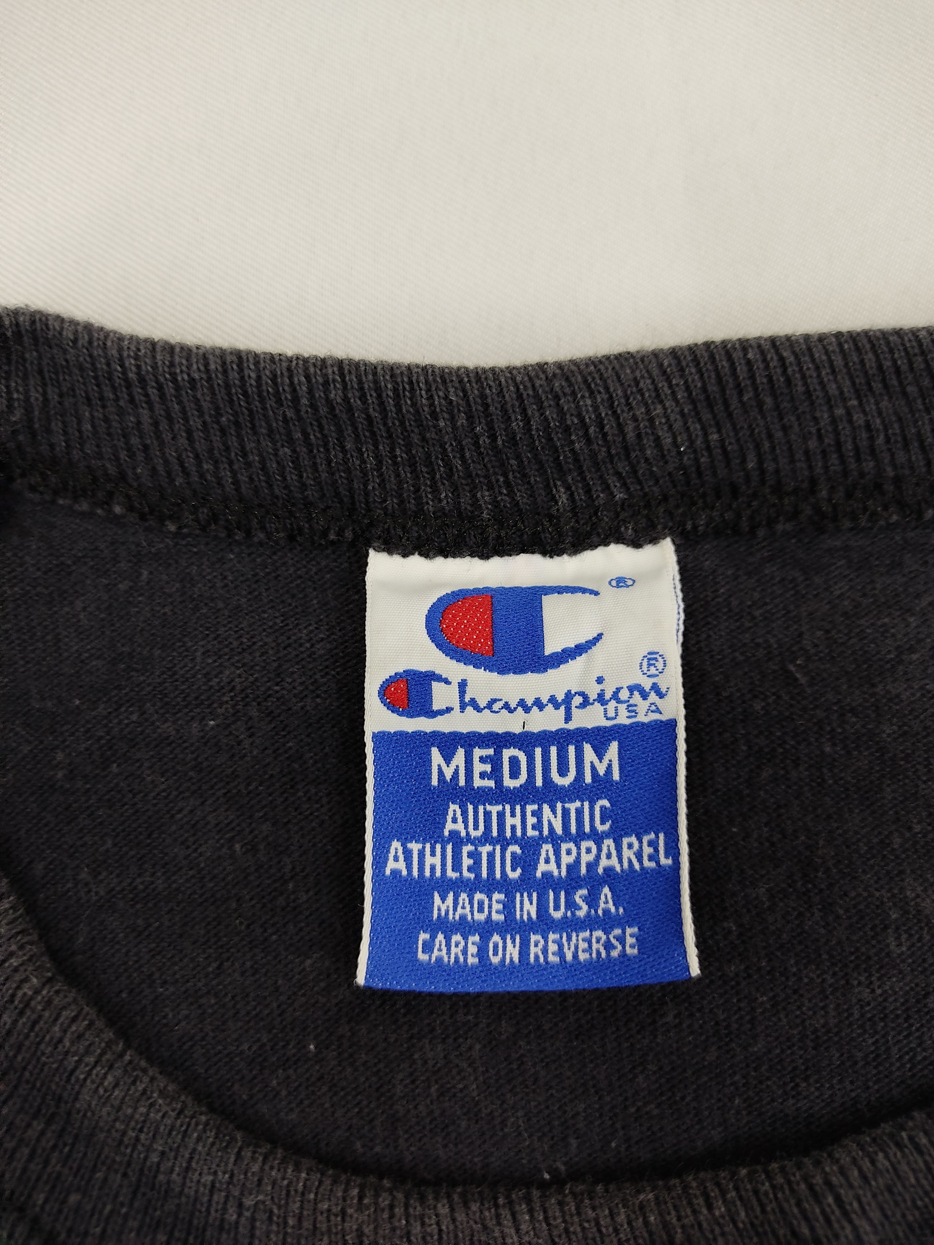 Champion Vintage 90s Champion The One Big Logo Tee Rayon USA Size US M / EU 48-50 / 2 - 5 Thumbnail