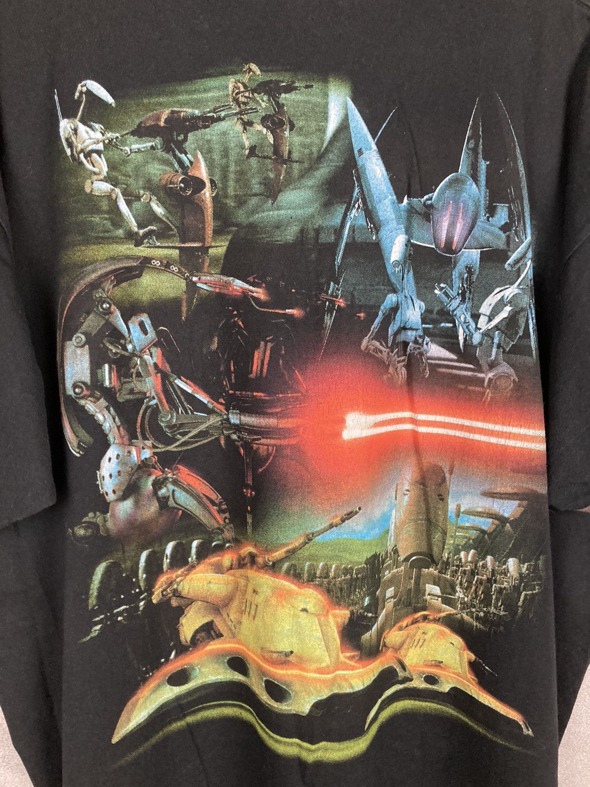 Star Wars Vintage 90s Star Wars AOP Movie Graphic Tee Made In USA Size US XL / EU 56 / 4 - 7 Thumbnail