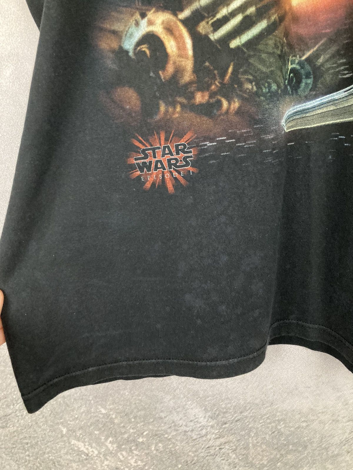 Star Wars Vintage 90s Star Wars AOP Movie Graphic Tee Made In USA Size US XL / EU 56 / 4 - 11 Thumbnail