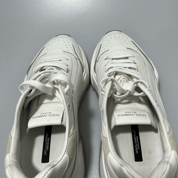 Dolce & Gabbana Dolce & Gabbana Daymaster Lace-Up Sneakers White Men’s EU 45 Size US 12 / EU 45 - 5 Thumbnail