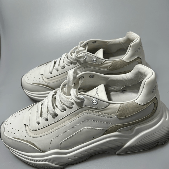 Dolce & Gabbana Dolce & Gabbana Daymaster Lace-Up Sneakers White Men’s EU 45 Size US 12 / EU 45 - 8 Thumbnail