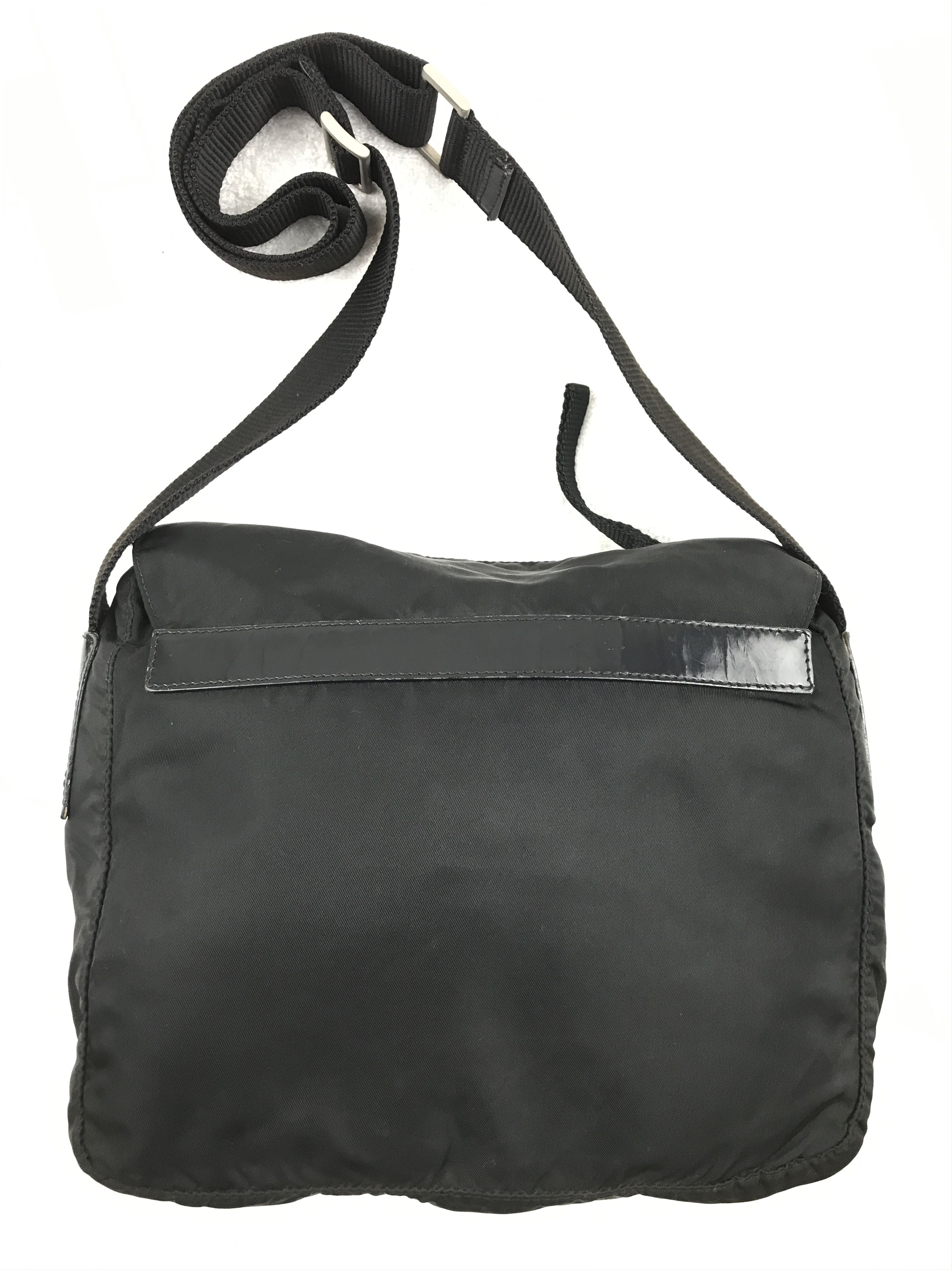 Prada Prada Vintage Tessuto Nylon Messenger Bag Size ONE SIZE - 4 Thumbnail