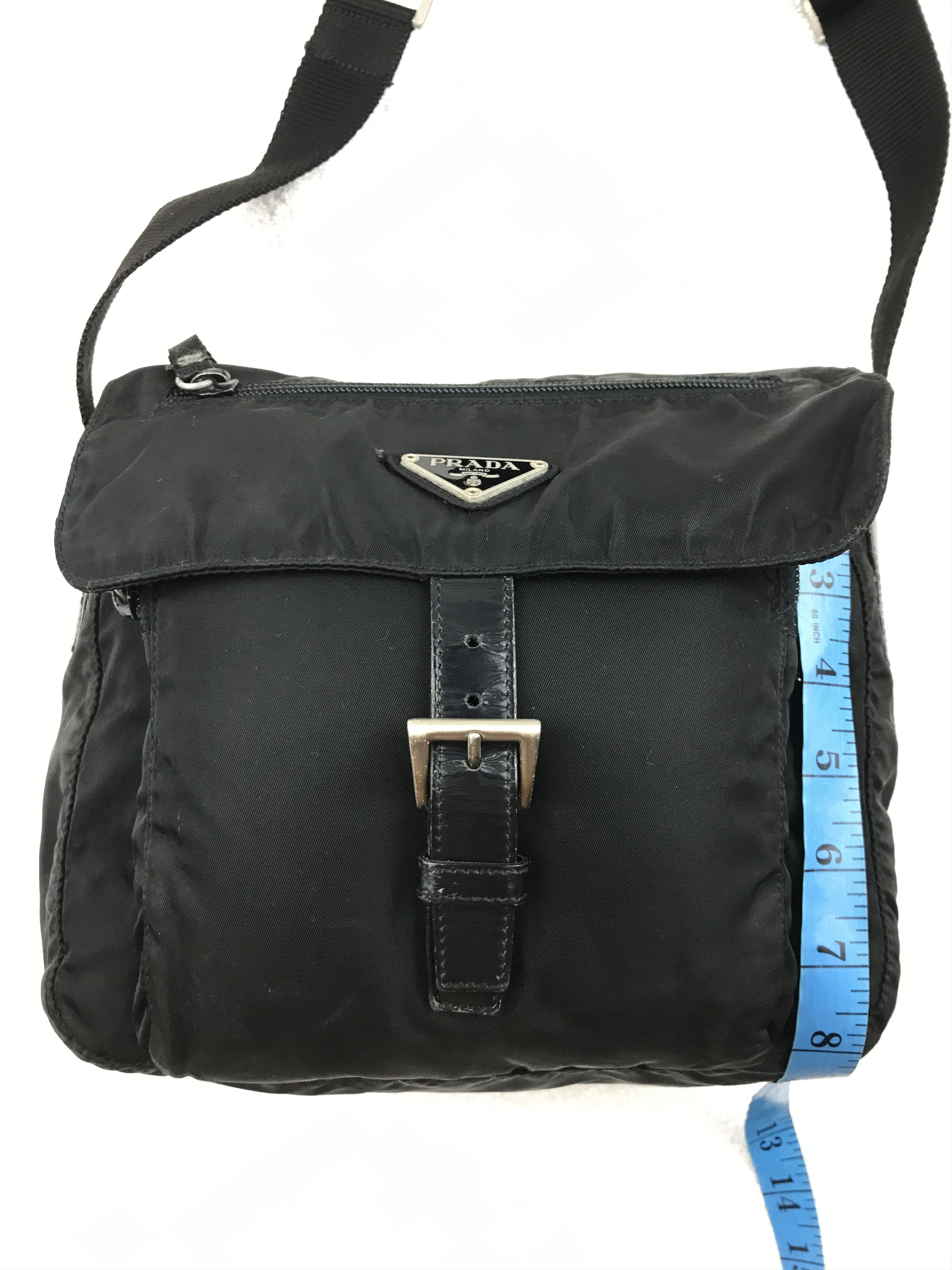 Prada Prada Vintage Tessuto Nylon Messenger Bag Size ONE SIZE - 8 Thumbnail