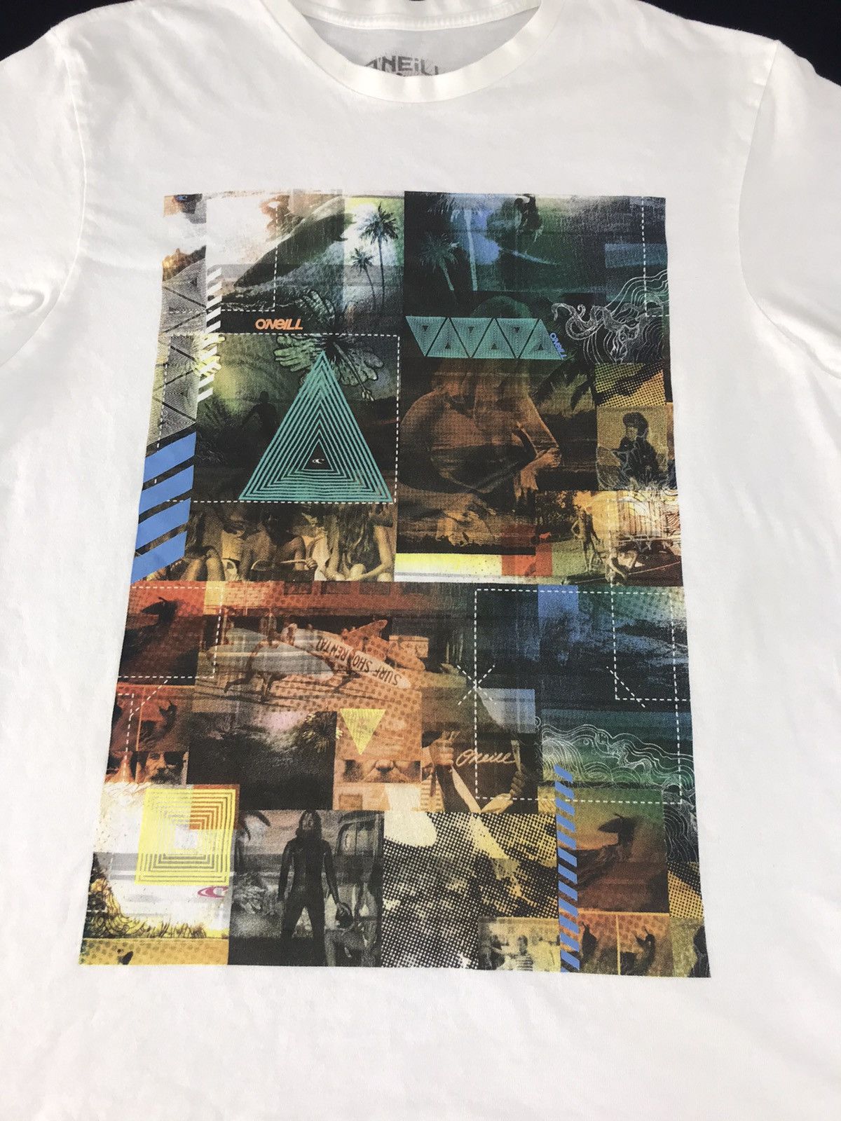 O'Neill × Vintage Vintage Oneill Surfing Skateboard Streetwear Graphic Tee Size US M / EU 48-50 / 2 - 2 Thumbnail