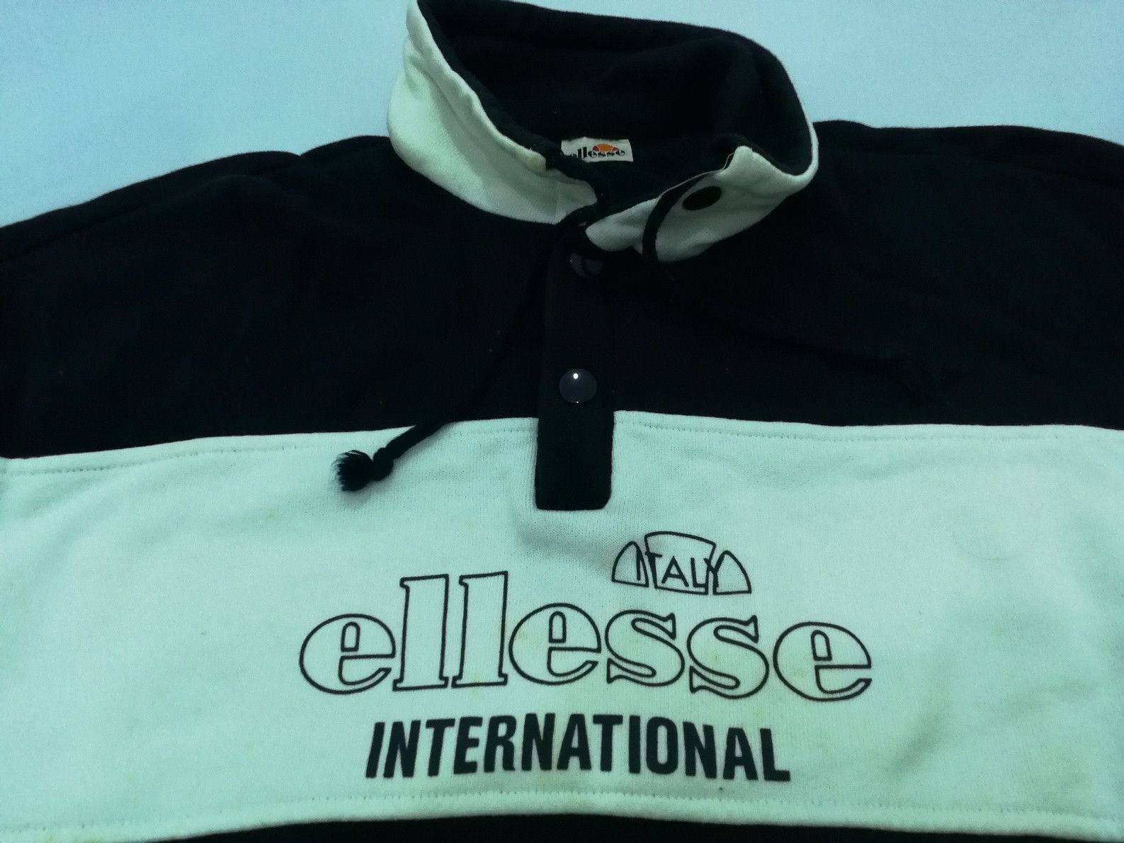 Ellesse Vintage 90s ELLESSE International Sweatshirt Big Logo Size S / US 4 / IT 40 - 2 Thumbnail