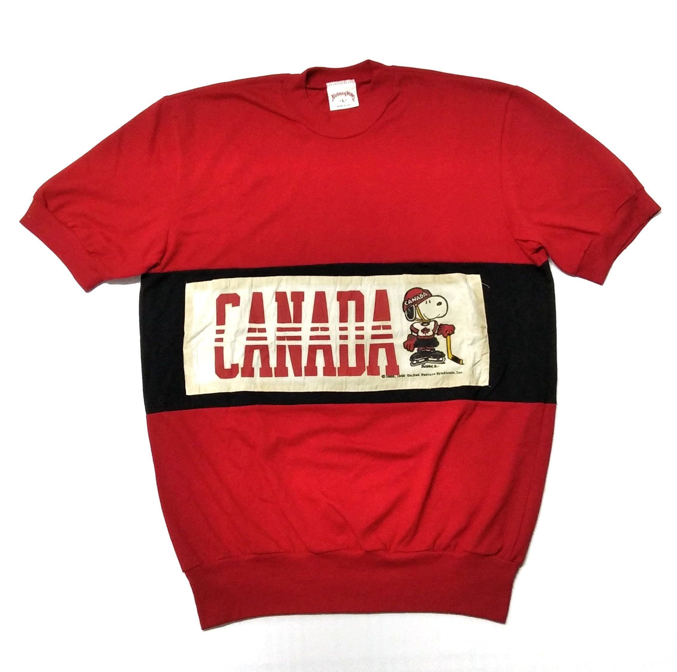 image of Cartoon Network x Peanuts Vintage Cartoon Peanuts Shirt in Red, Men's (Size Large)