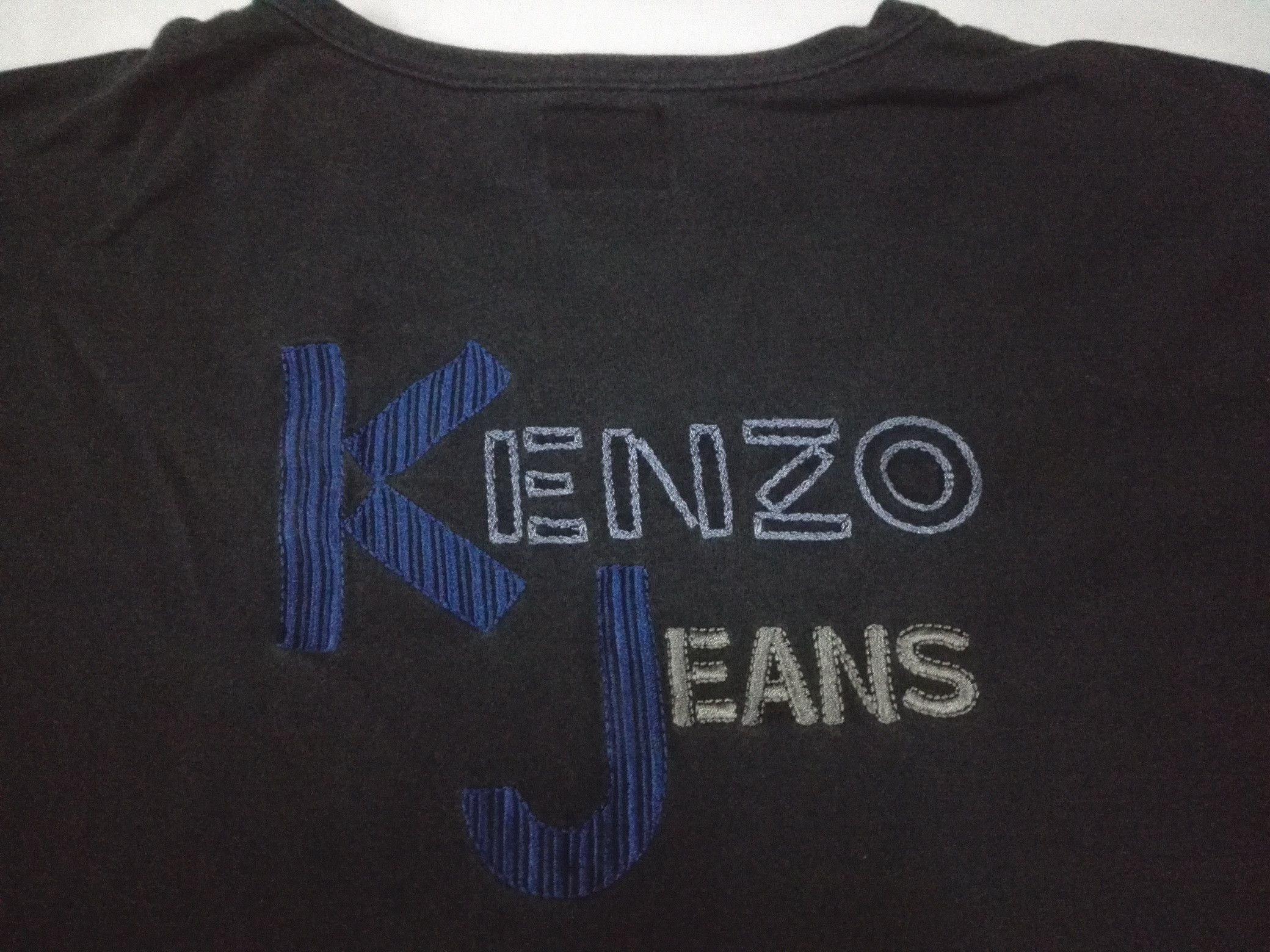 Kenzo KJ KENZO JEANS Tee T Shirt Embroidery Logo Design Size US L / EU 52-54 / 3 - 7 Thumbnail