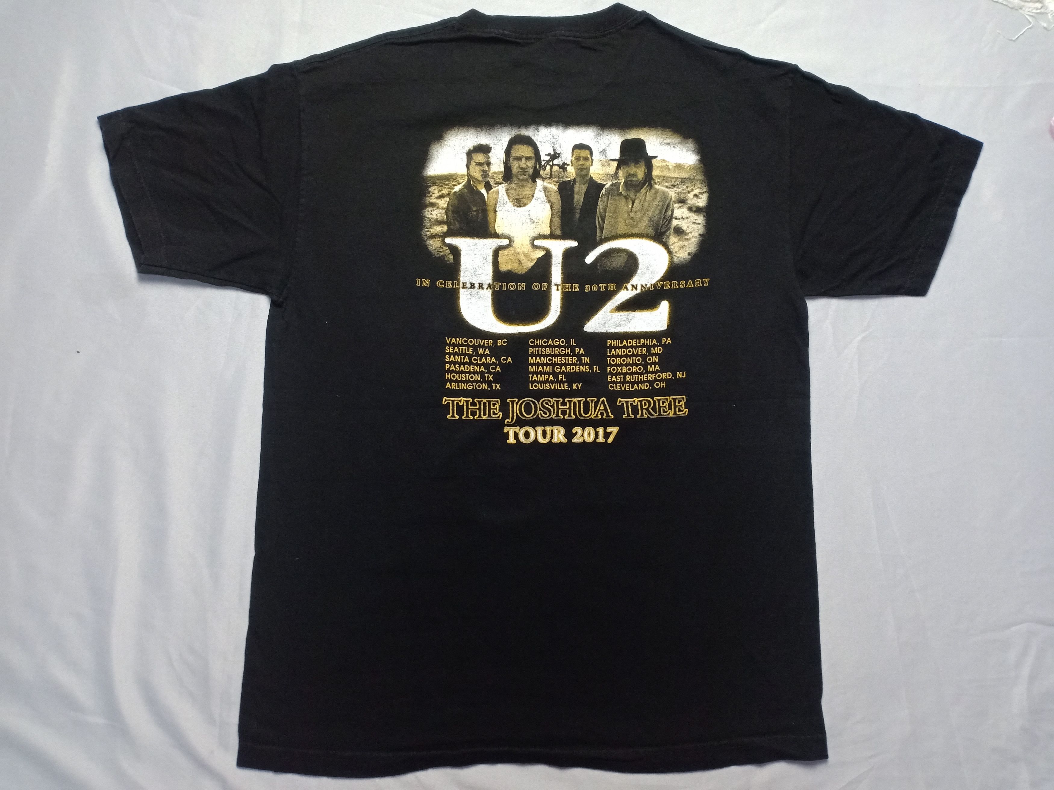 Band Tees Band U2 The Joshua Tree Promo Tour Indie Rock Size US L / EU 52-54 / 3 - 1 Thumbnail