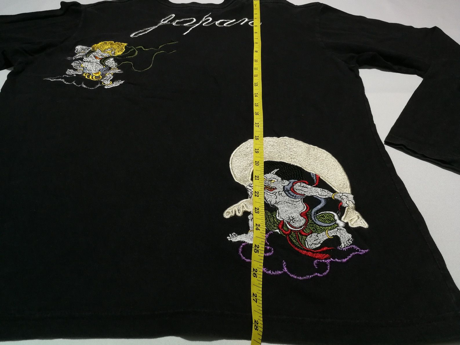 Japanese Brand Attitude God Fighting Embroidery Sukajan Karakuri Tamashi Size US L / EU 52-54 / 3 - 4 Thumbnail