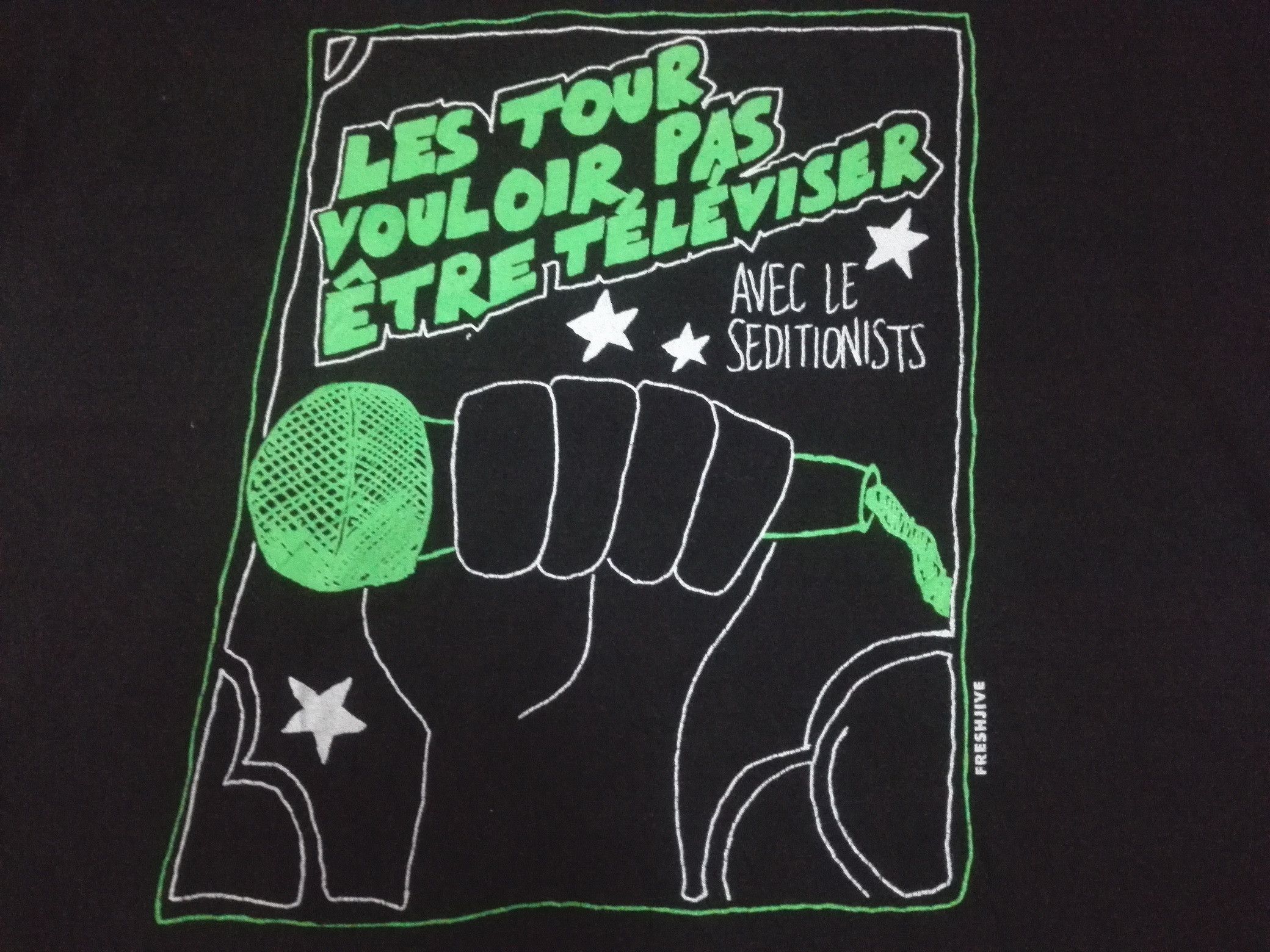 Freshjive FRESH JIVE SEDITIONISTS MICROPHONE MUSIC LES TOUR Tee Size US S / EU 44-46 / 1 - 2 Thumbnail