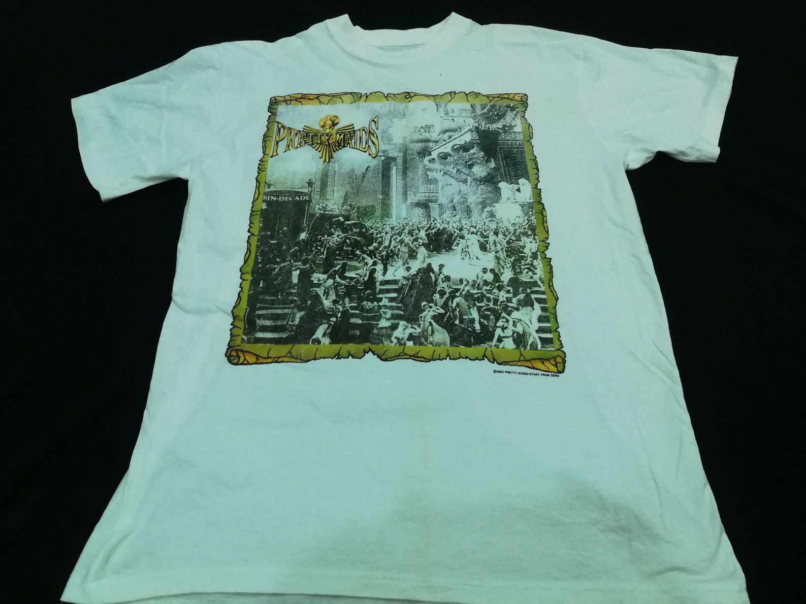 Band Tees Rare Vintage 90s Pretty Maids 1992 Japan Tour Heavy Metal Size US M / EU 48-50 / 2 - 1 Thumbnail