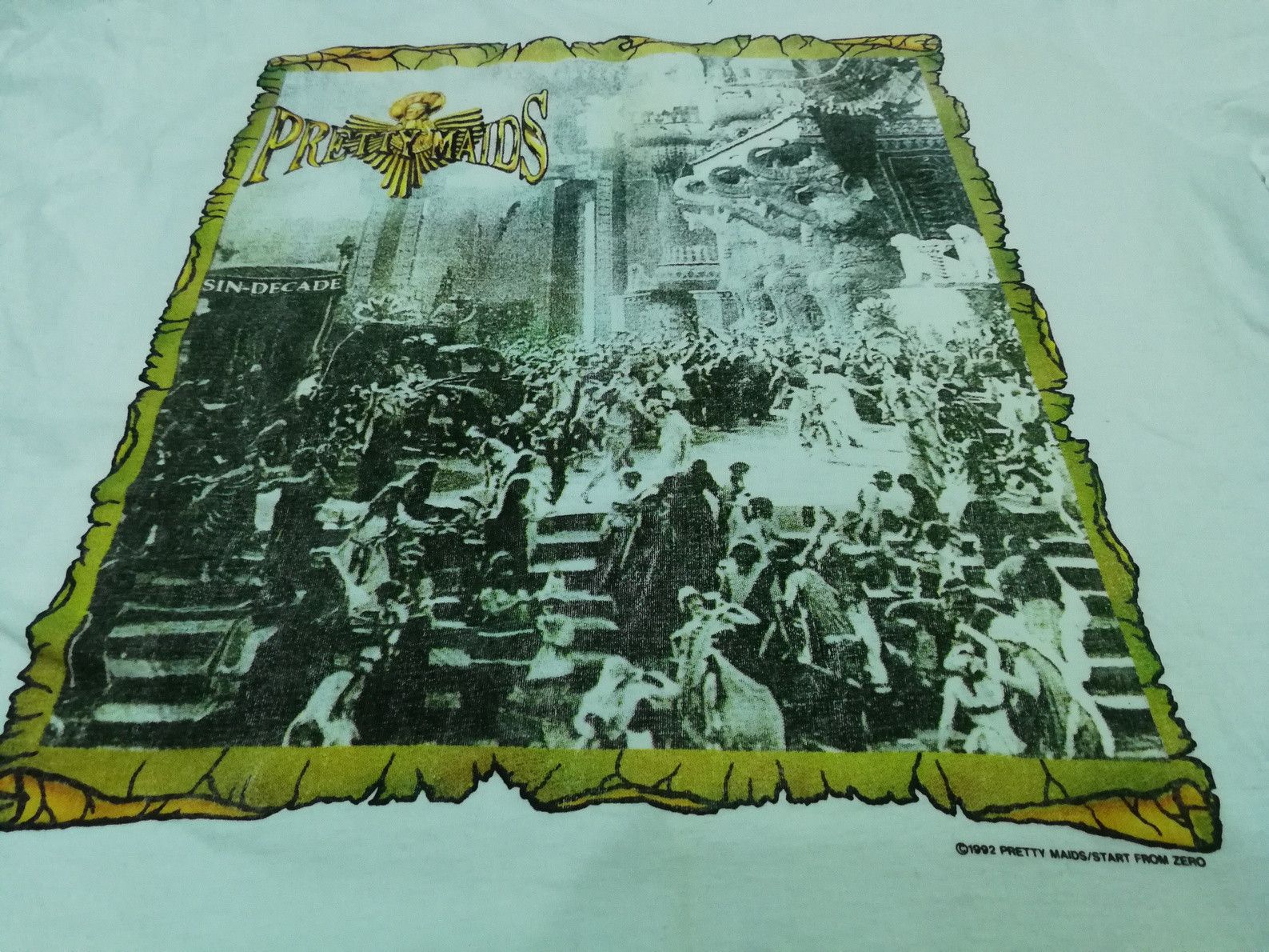 Band Tees Rare Vintage 90s Pretty Maids 1992 Japan Tour Heavy Metal Size US M / EU 48-50 / 2 - 2 Thumbnail