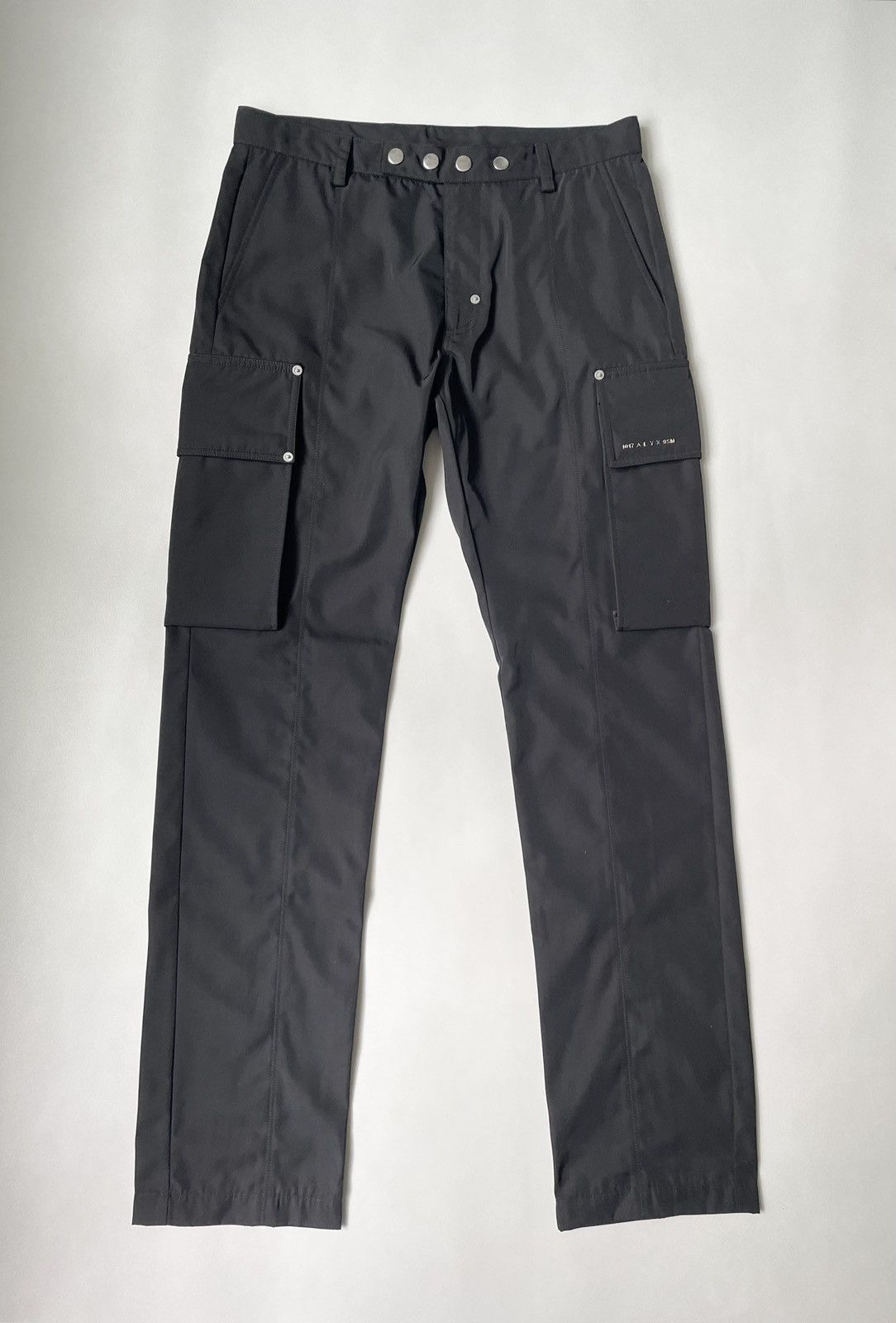 image of 1017 Alyx 9Sm A/w 21 Black Nylon Cargo Trousers, Men's (Size 32)