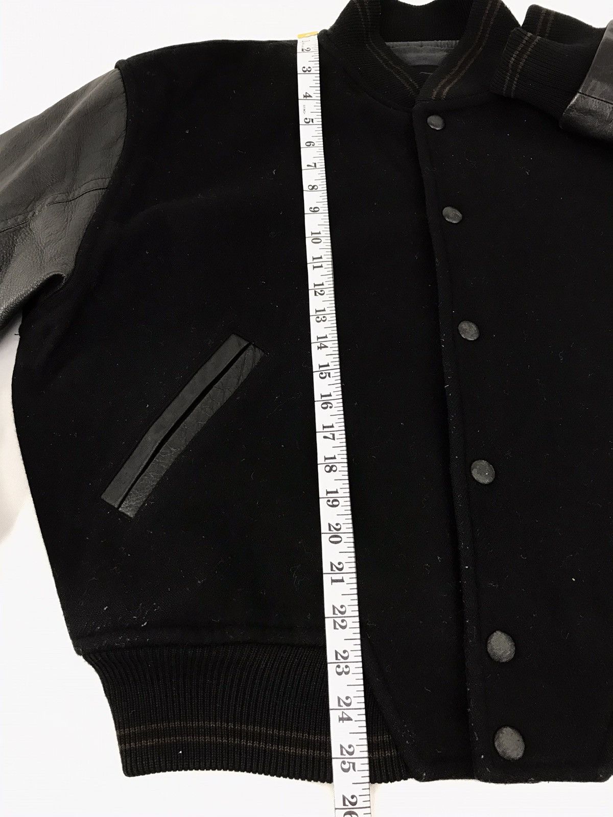 Vintage Domon Dash Of Method Of Naught Varsity Leather Jacket Size US M / EU 48-50 / 2 - 9 Thumbnail