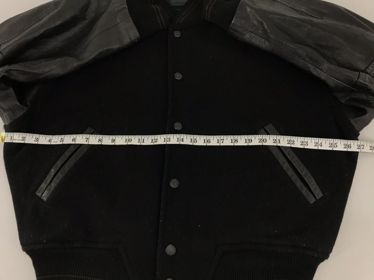 Vintage Domon Dash Of Method Of Naught Varsity Leather Jacket Size US M / EU 48-50 / 2 - 8 Thumbnail