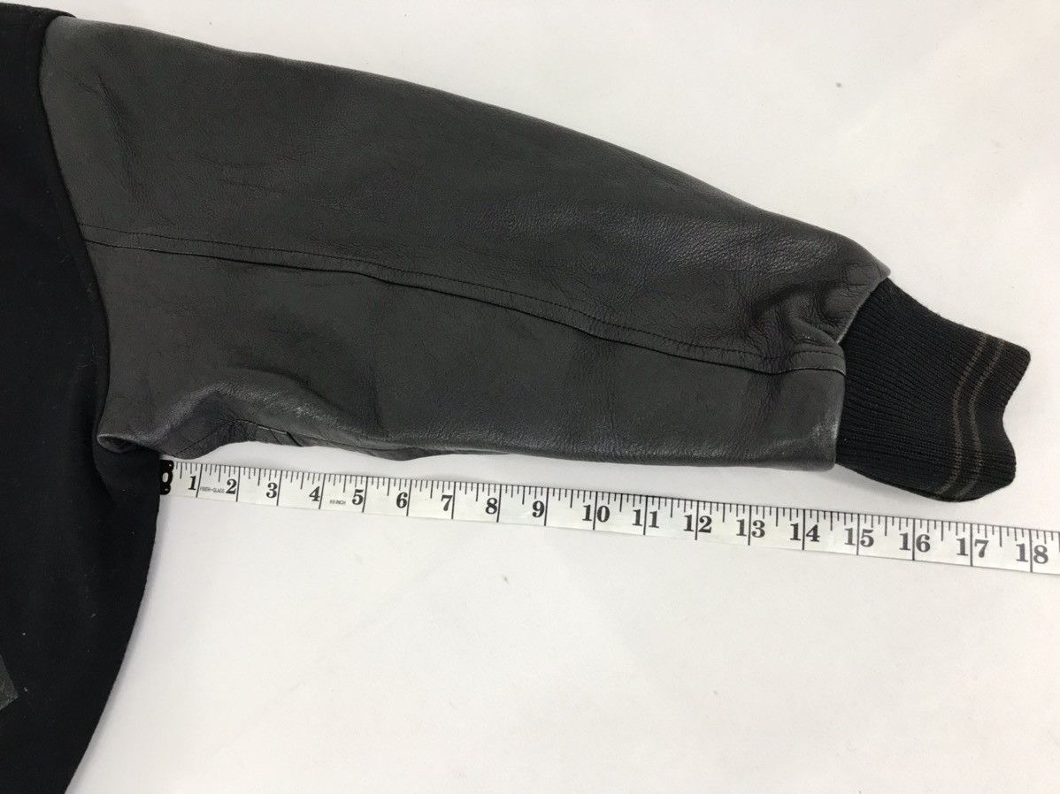 Vintage Domon Dash Of Method Of Naught Varsity Leather Jacket Size US M / EU 48-50 / 2 - 10 Thumbnail