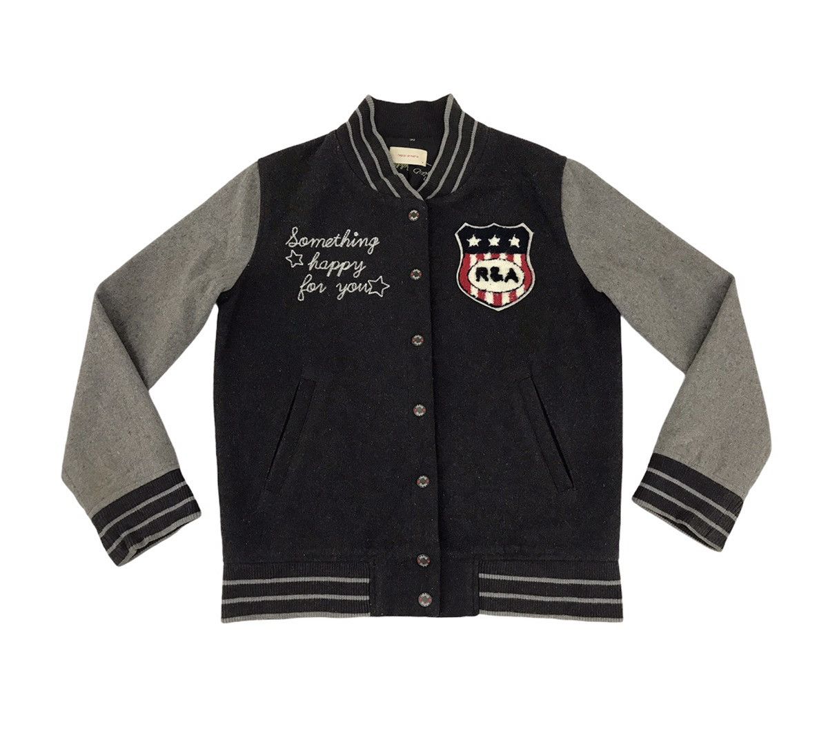 image of Repipi Armario R&a Varsity Jacket in Black, Men's (Size Small)