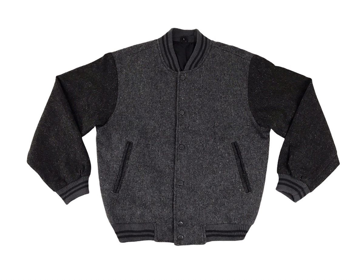 Japanese Brand Vintage 90s Varsity Jacket Wool College Hype Fashion Size US L / EU 52-54 / 3 - 1 Thumbnail