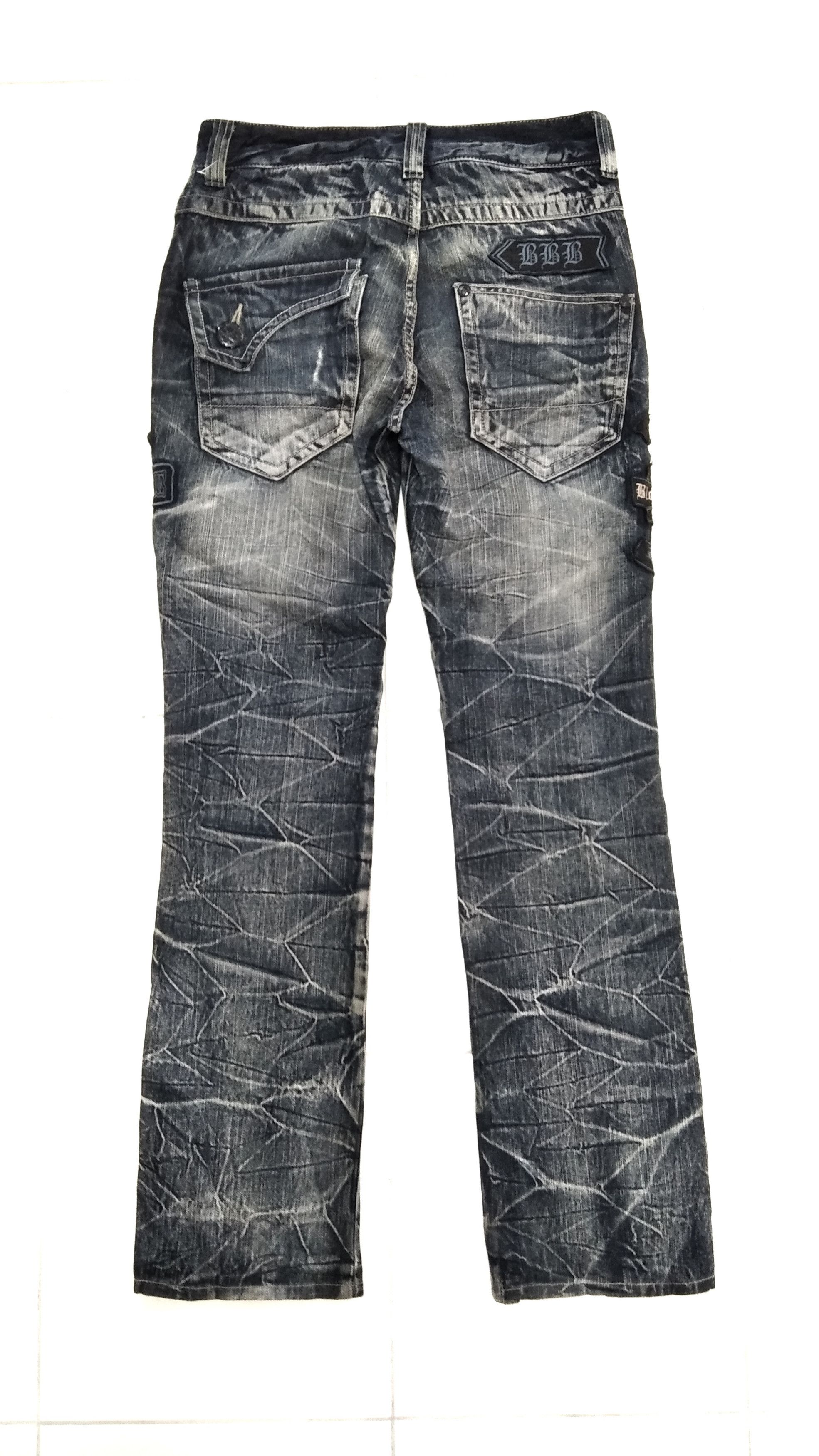 Japanese Brand Blow By Blue Japanese Brand Distressed Jeans Size US 30 / EU 46 - 2 Thumbnail