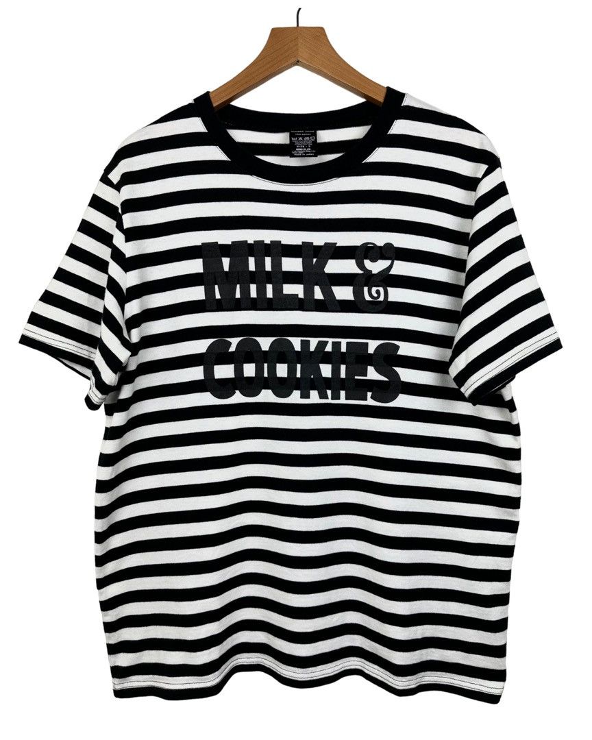 Number (N)ine Number (N)ine Striped “Milk & Cookies” Tee size 3 Size US L / EU 52-54 / 3 - 1 Thumbnail