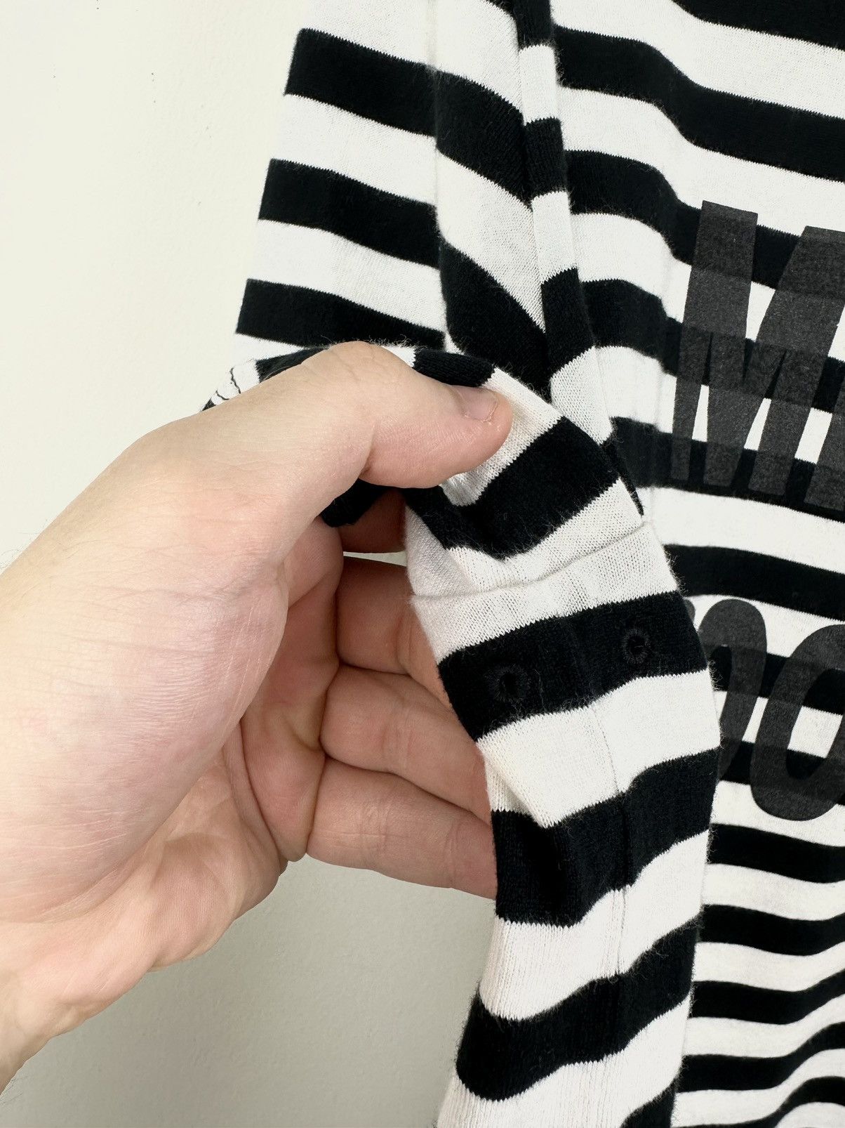 Number (N)ine Number (N)ine Striped “Milk & Cookies” Tee size 3 Size US L / EU 52-54 / 3 - 6 Thumbnail