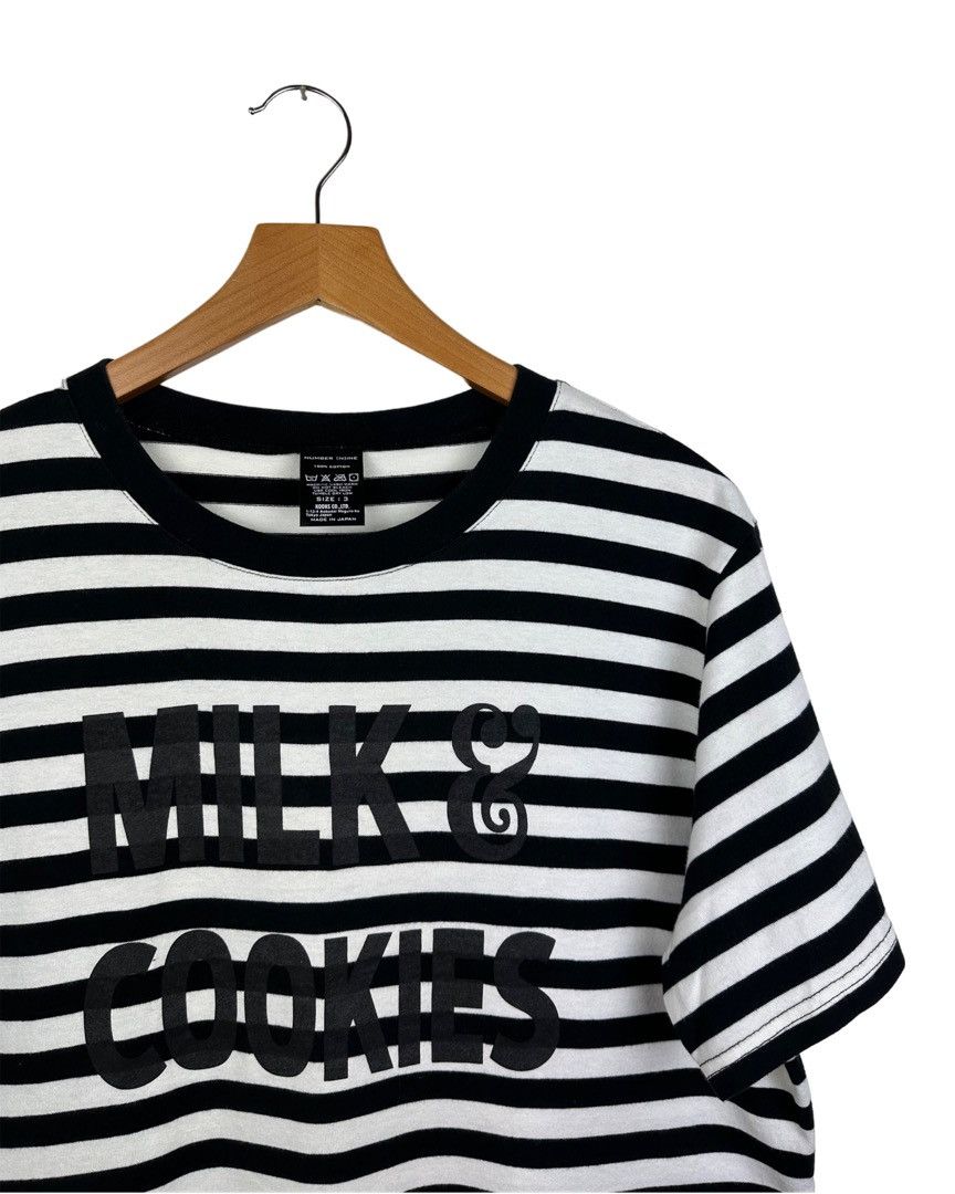 Number (N)ine Number (N)ine Striped “Milk & Cookies” Tee size 3 Size US L / EU 52-54 / 3 - 3 Thumbnail