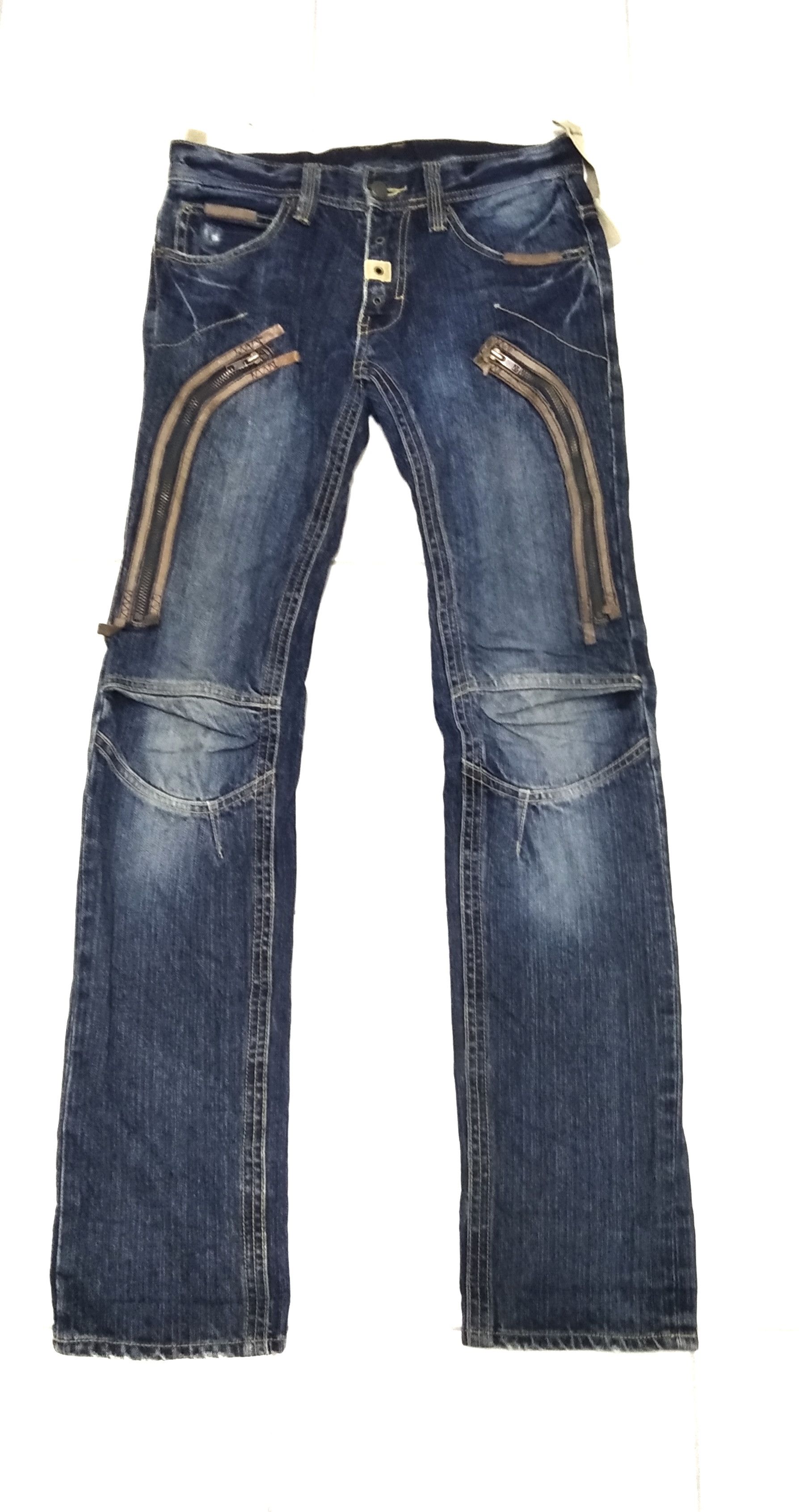Japanese Brand × PPFM PPFM multizipper Hickory Jeans Issey Style Size US 29 - 1 Thumbnail