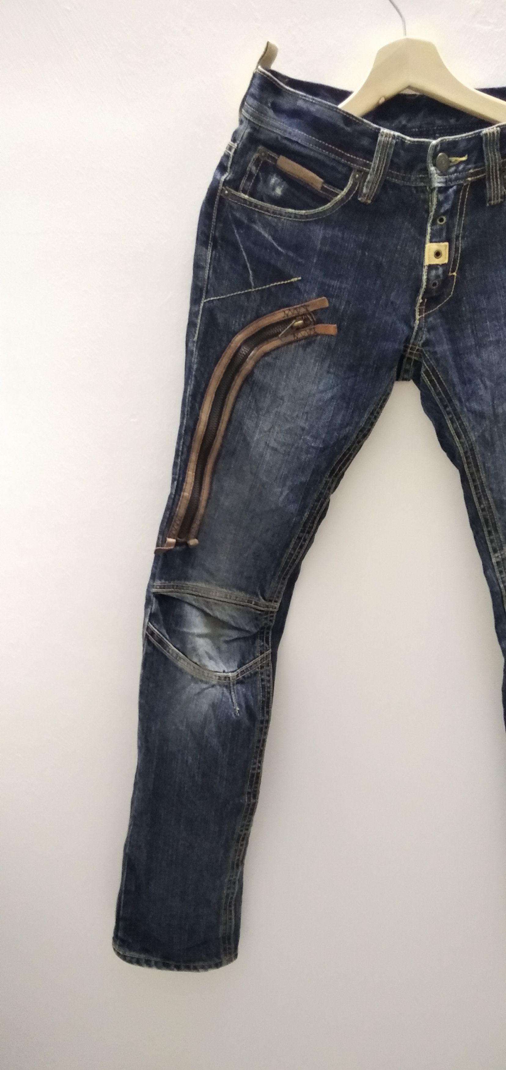 Japanese Brand × PPFM PPFM multizipper Hickory Jeans Issey Style Size US 29 - 4 Thumbnail