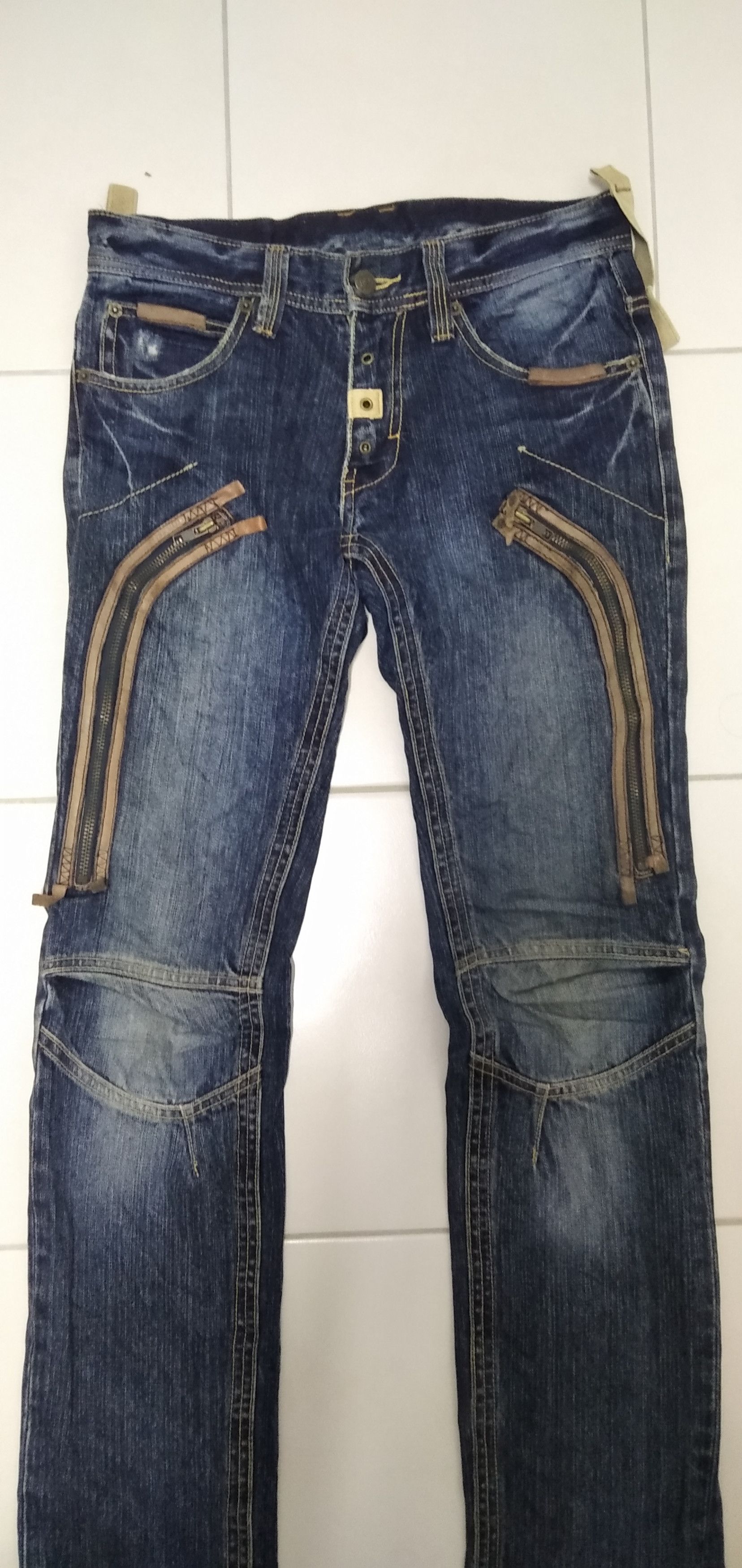 Japanese Brand × PPFM PPFM multizipper Hickory Jeans Issey Style Size US 29 - 6 Thumbnail