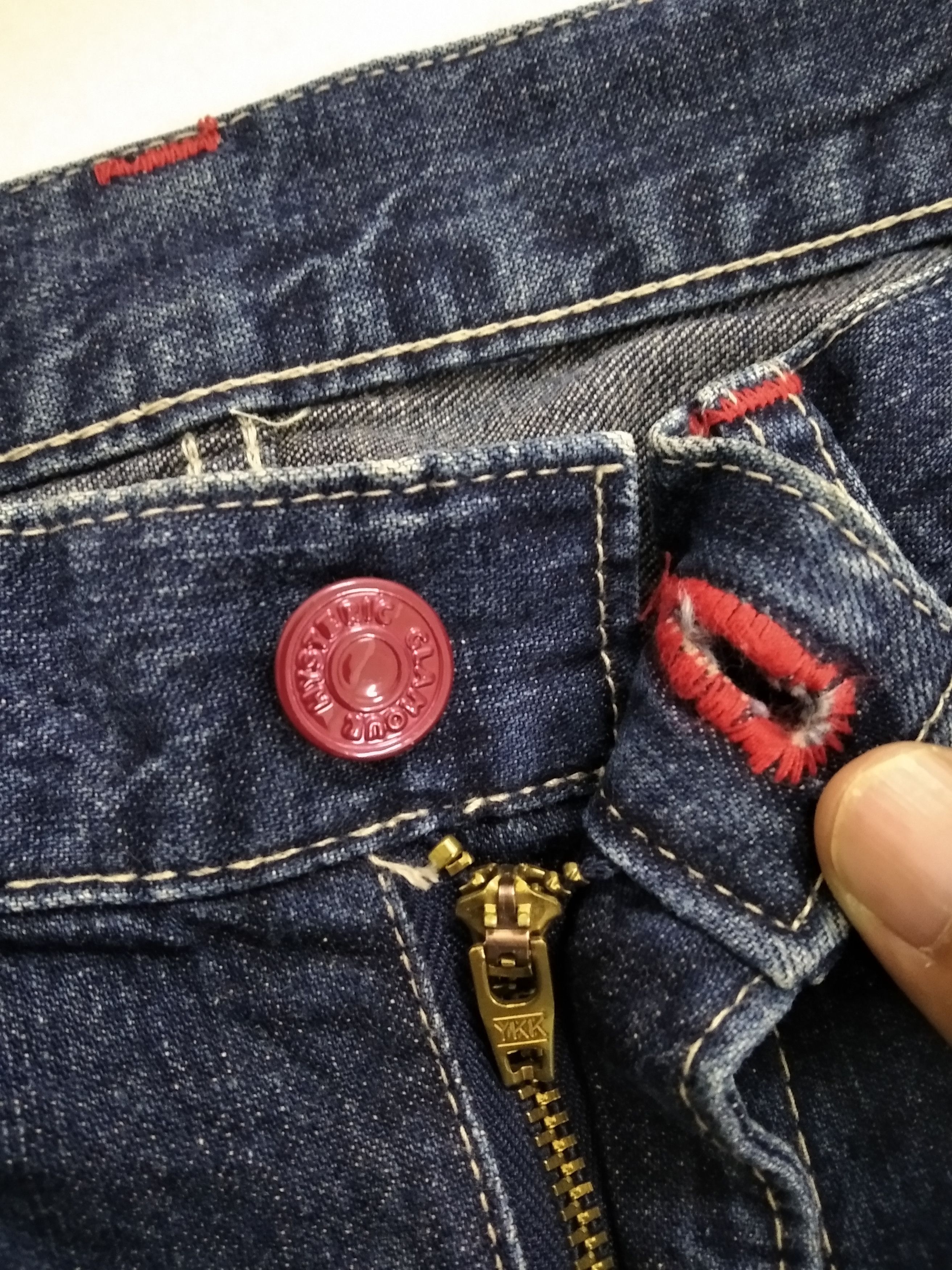 Hysteric Glamour × Vintage Vintage Japanese Hysteric Glamour Distressed jeans Size 28" / US 6 / IT 42 - 7 Thumbnail