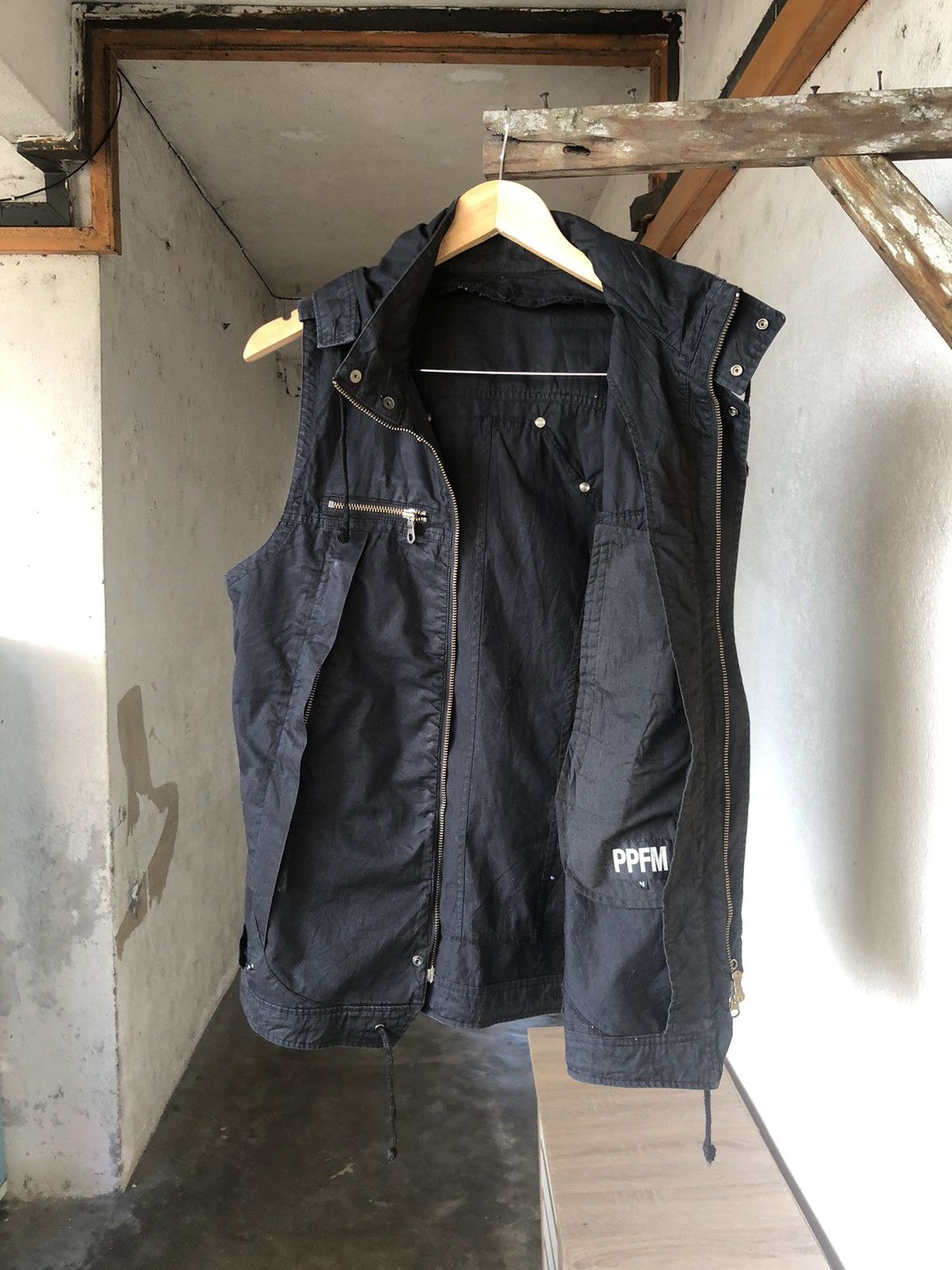 Japanese Brand Vintage PPFM Seditionaries Bondage Punk Vest Jacket Hoodie Size US M / EU 48-50 / 2 - 14 Thumbnail