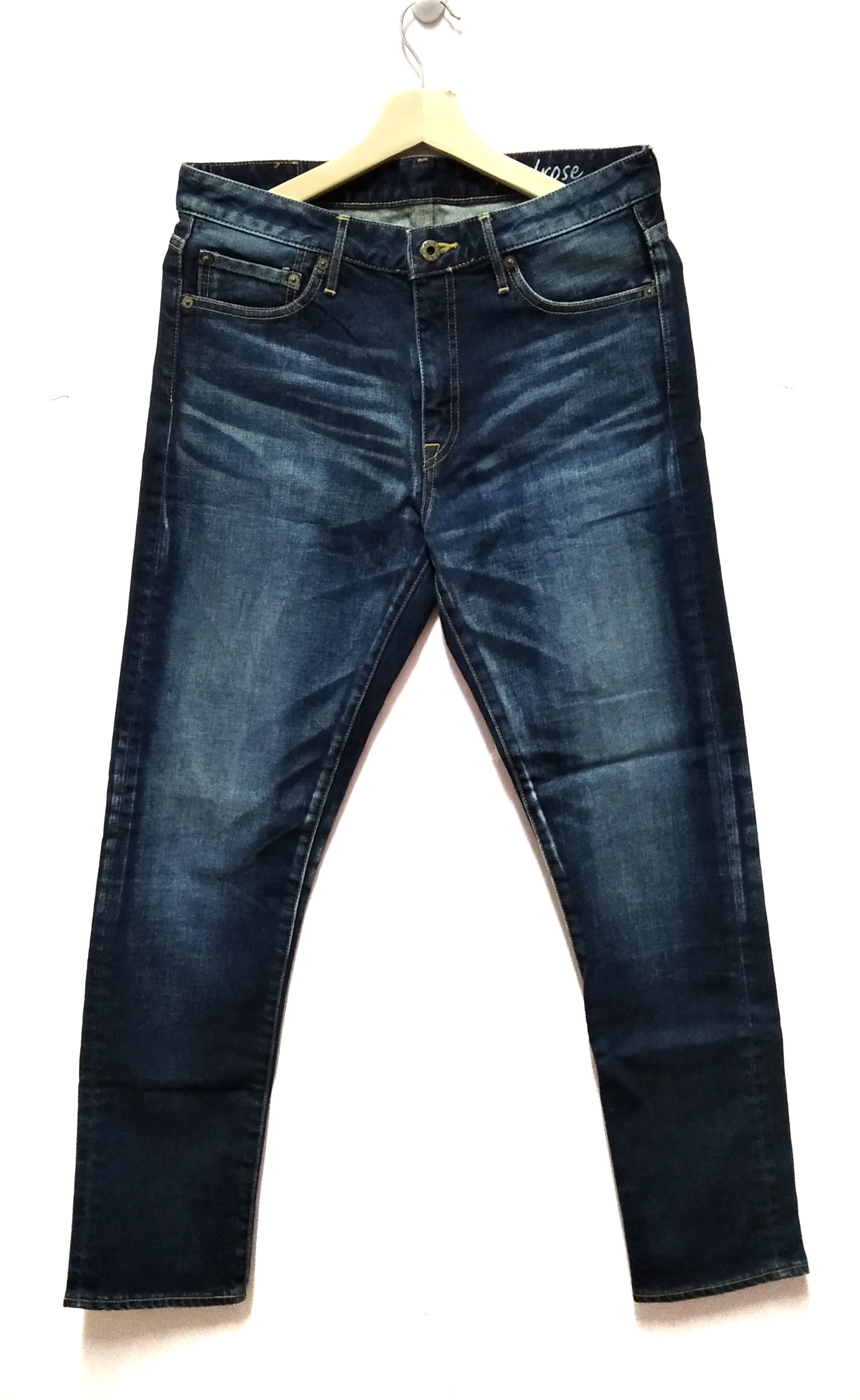 Blue Blue Japan × Japan Blue × Japanese Brand Vintage Japan Blue Distressed Denim Size US 30 / EU 46 - 1 Thumbnail