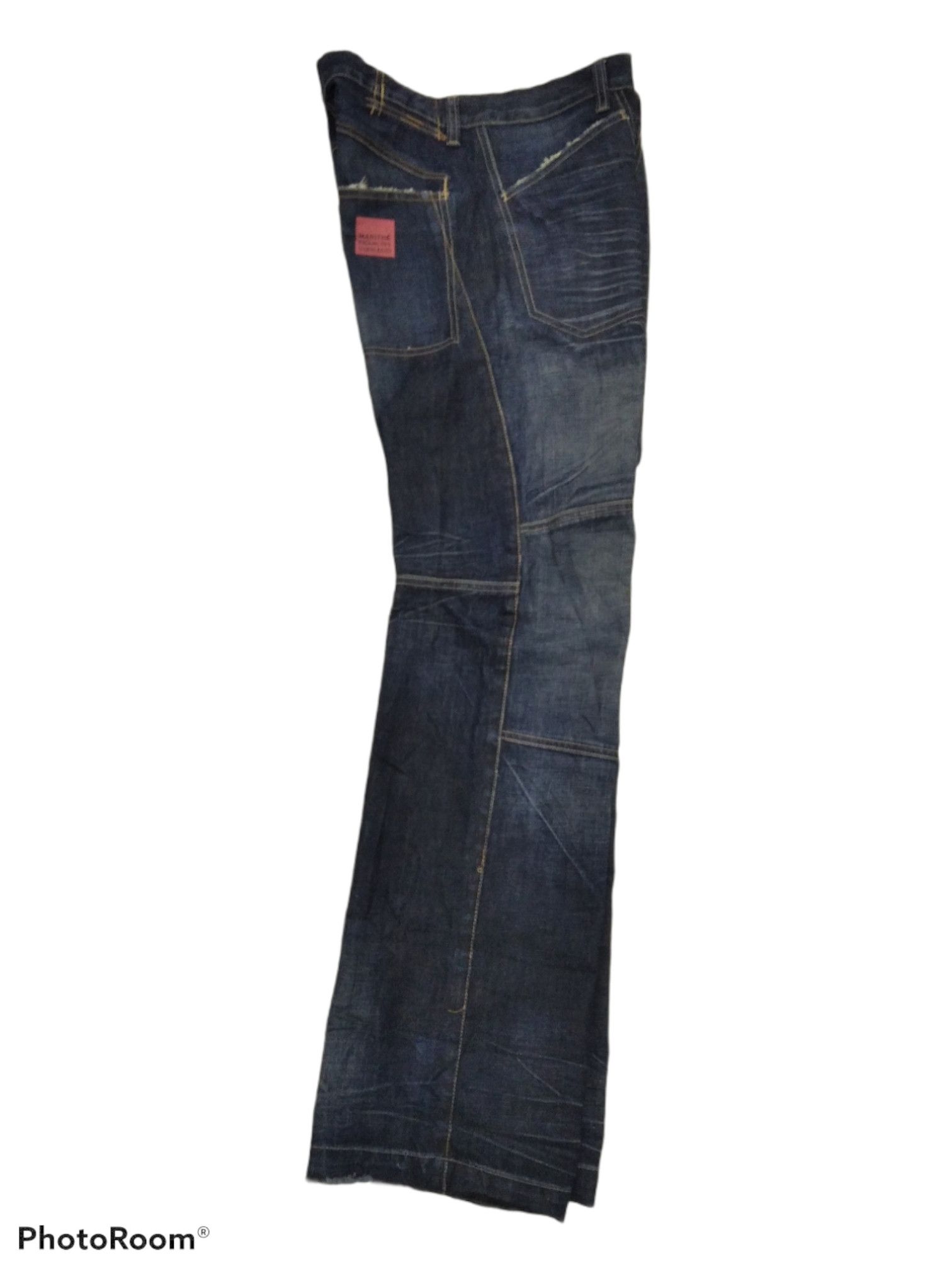 image of Vintage Marithe Francois Girbaud Distressed Denim in Blue Jean, Men's (Size 33)