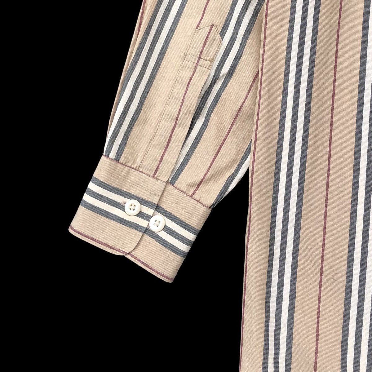Burberry Authentic Burberry London Stripe Long Sleeve Shirt Size US M / EU 48-50 / 2 - 13 Thumbnail