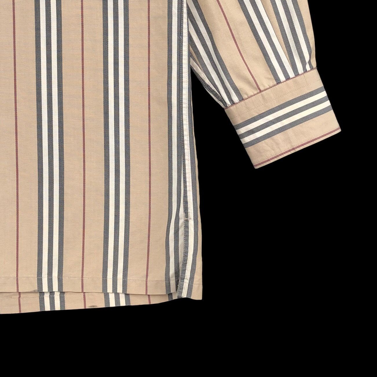 Burberry Authentic Burberry London Stripe Long Sleeve Shirt Size US M / EU 48-50 / 2 - 6 Thumbnail