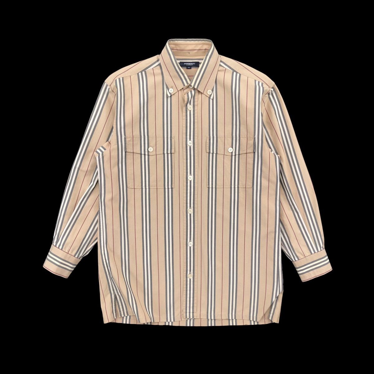 Burberry Authentic Burberry London Stripe Long Sleeve Shirt Size US M / EU 48-50 / 2 - 2 Thumbnail