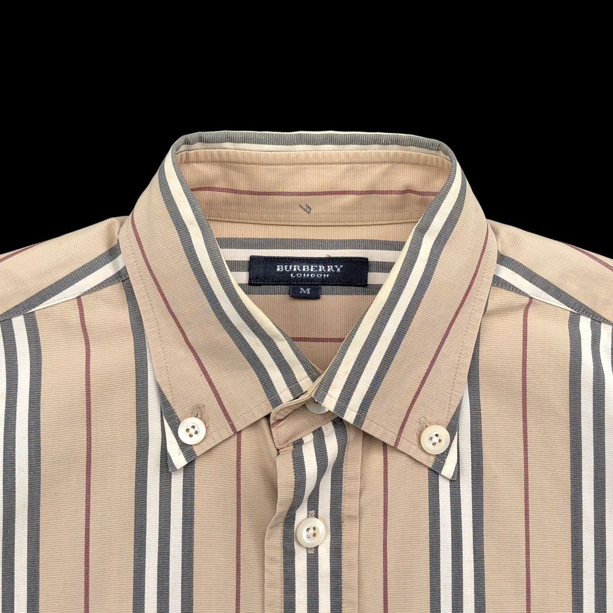Burberry Authentic Burberry London Stripe Long Sleeve Shirt Size US M / EU 48-50 / 2 - 7 Thumbnail