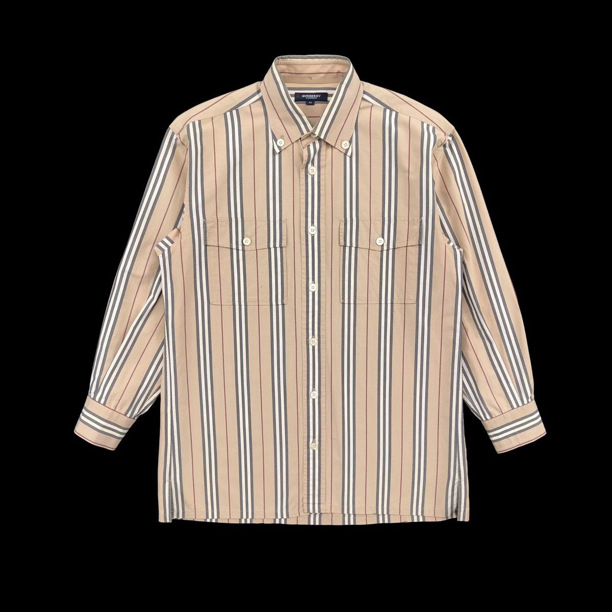 Burberry Authentic Burberry London Stripe Long Sleeve Shirt Size US M / EU 48-50 / 2 - 10 Thumbnail