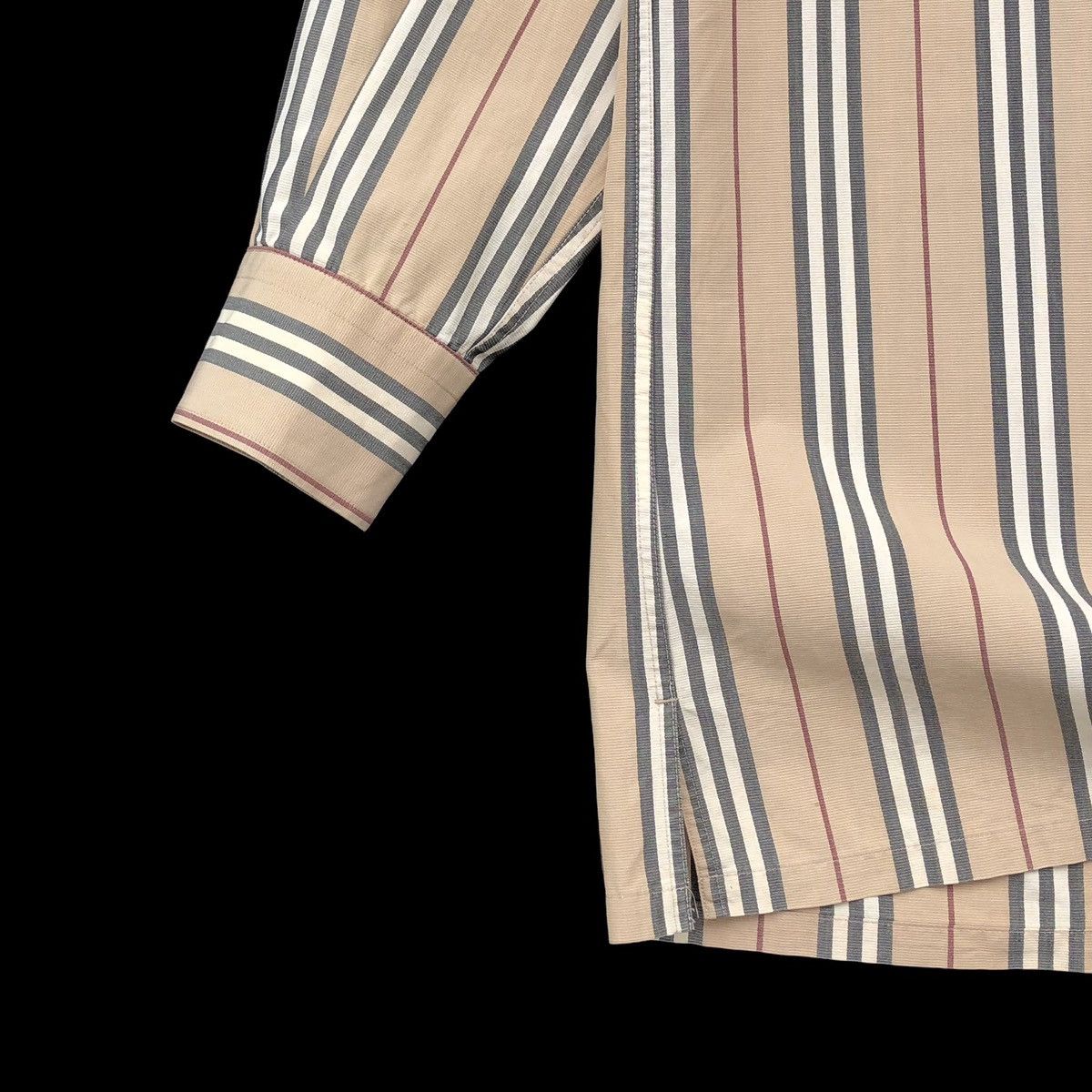 Burberry Authentic Burberry London Stripe Long Sleeve Shirt Size US M / EU 48-50 / 2 - 8 Thumbnail