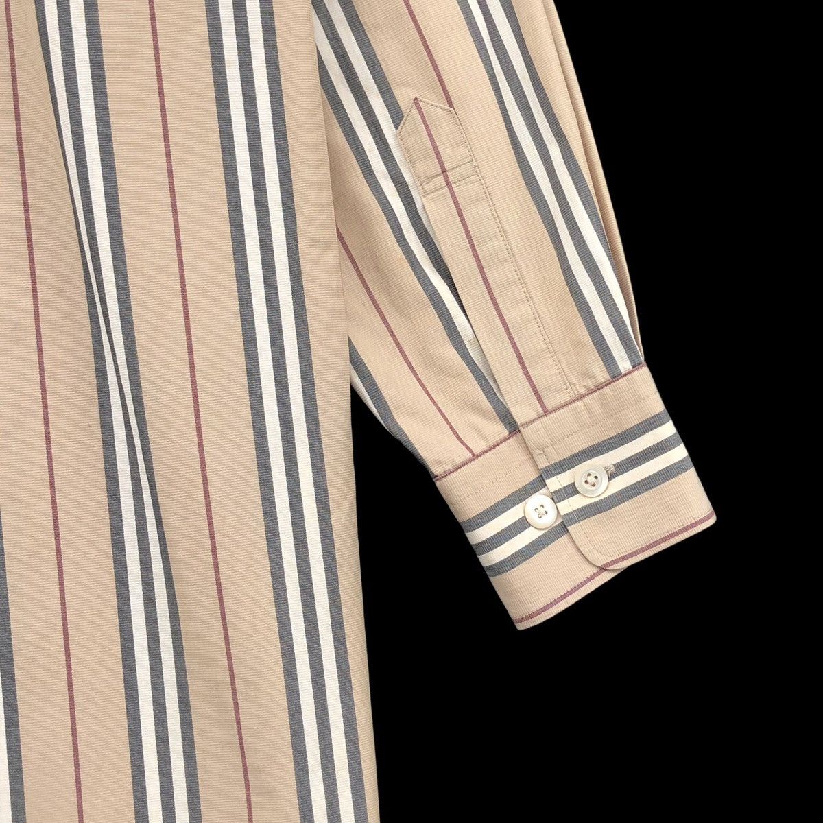 Burberry Authentic Burberry London Stripe Long Sleeve Shirt Size US M / EU 48-50 / 2 - 12 Thumbnail