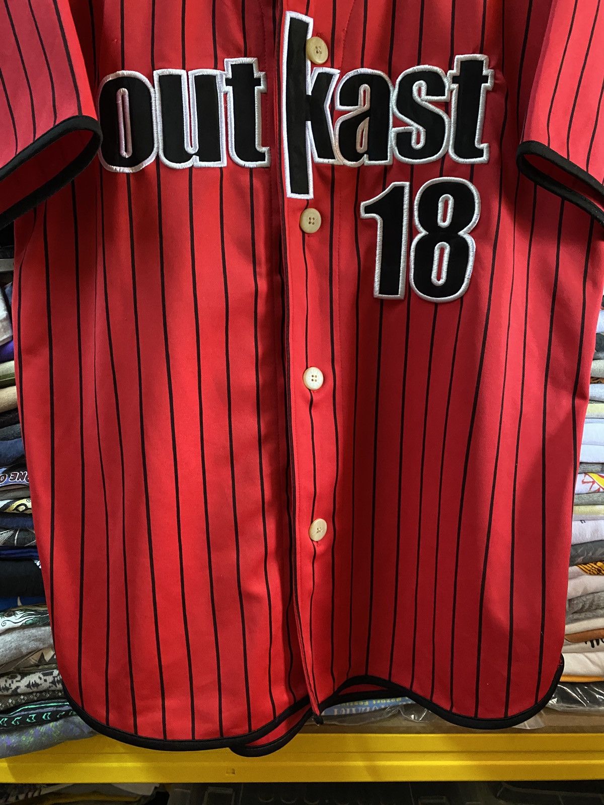 Outkast RARE Vintage Outkast American Hip hop Duo Baseball Jersey Size US L / EU 52-54 / 3 - 6 Thumbnail