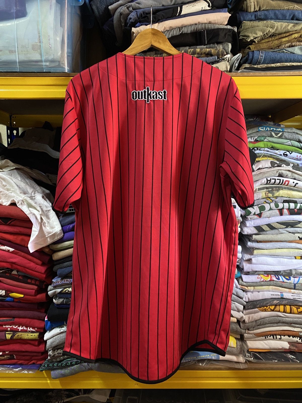 Outkast RARE Vintage Outkast American Hip hop Duo Baseball Jersey Size US L / EU 52-54 / 3 - 2 Thumbnail