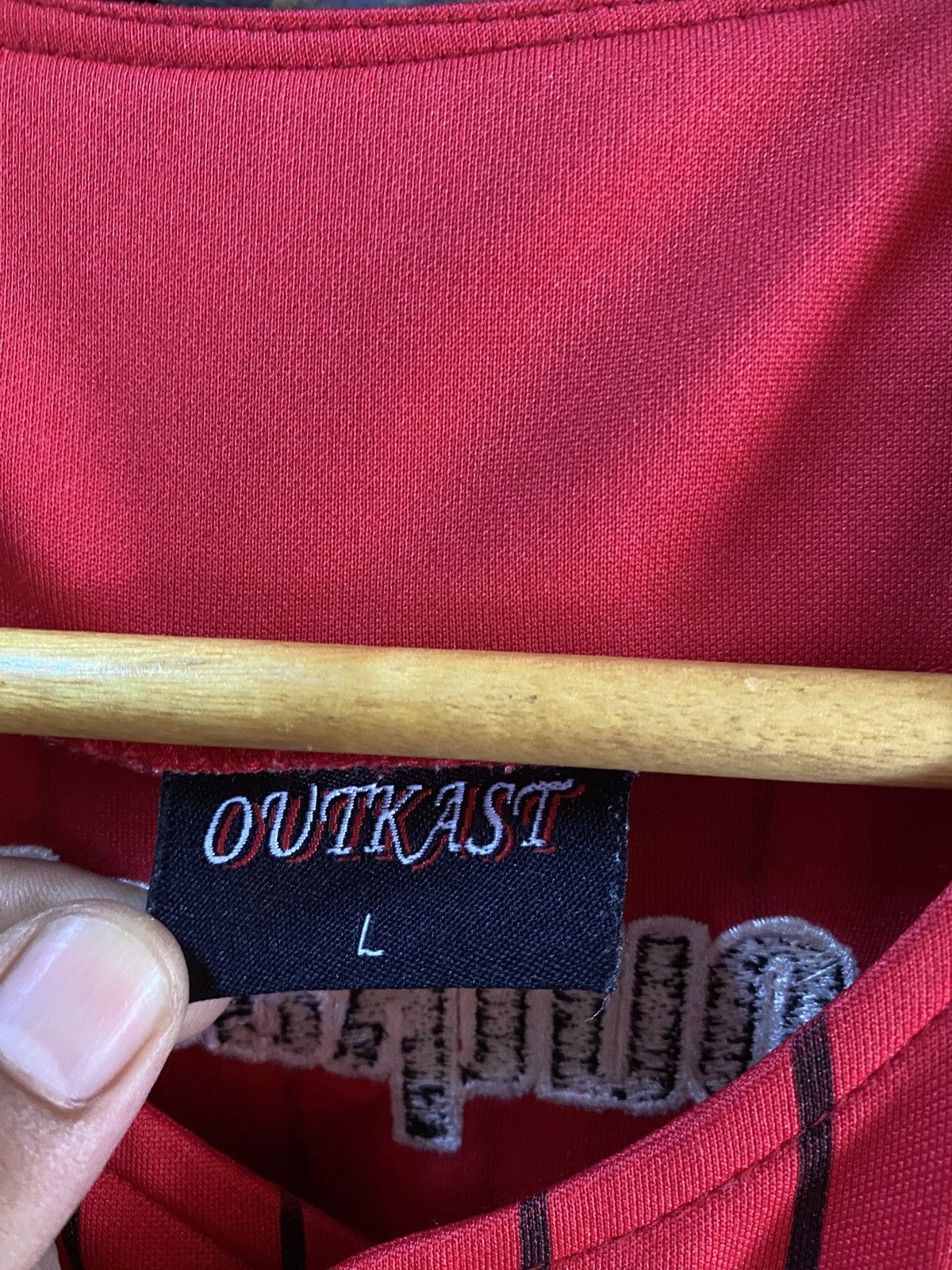 Outkast RARE Vintage Outkast American Hip hop Duo Baseball Jersey Size US L / EU 52-54 / 3 - 9 Thumbnail