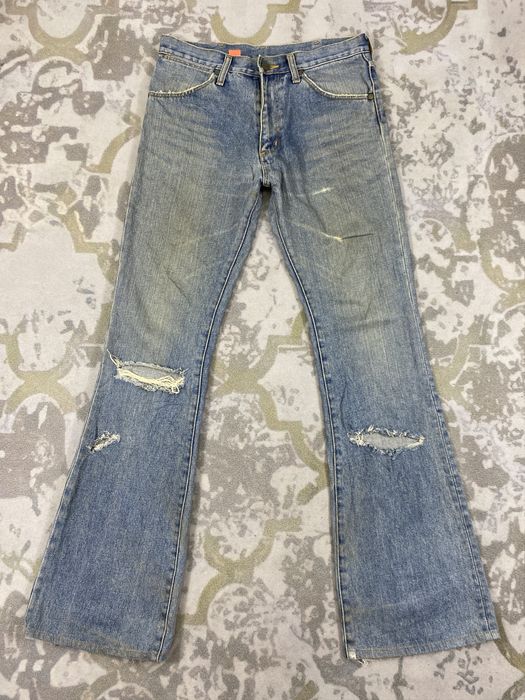 Vintage Vintage Wrangler Flare Jeans 31x32.5 Denim- JN3802 | Grailed