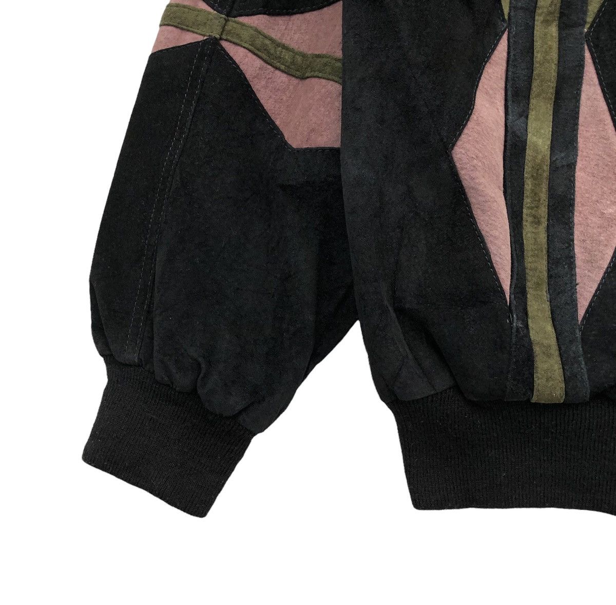 Vintage 🔥Vintage via Nuova Full Leather Bomber Jacket Size US M / EU 48-50 / 2 - 6 Thumbnail